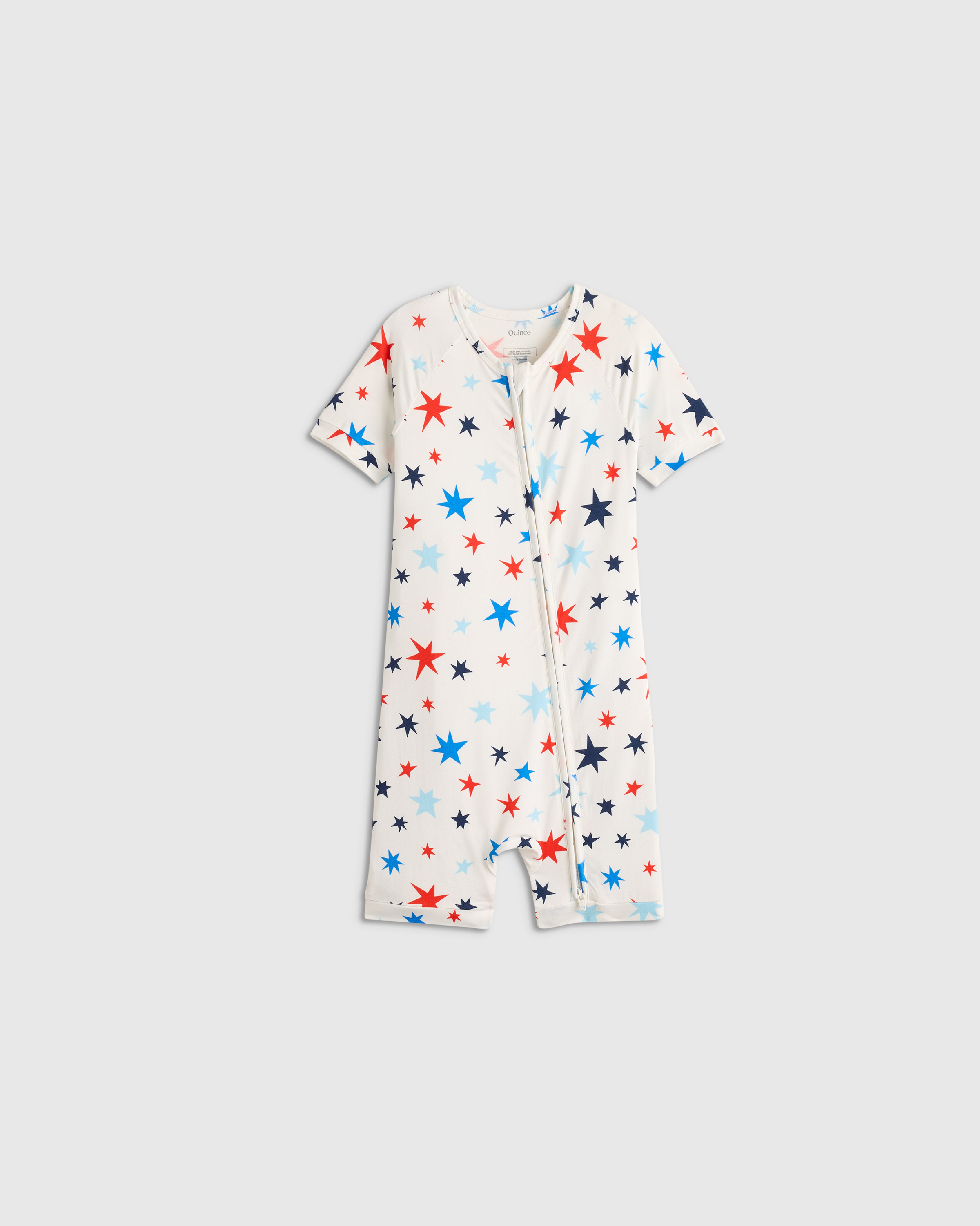 Star Burst Bamboo Shortie Onesie Pajama
