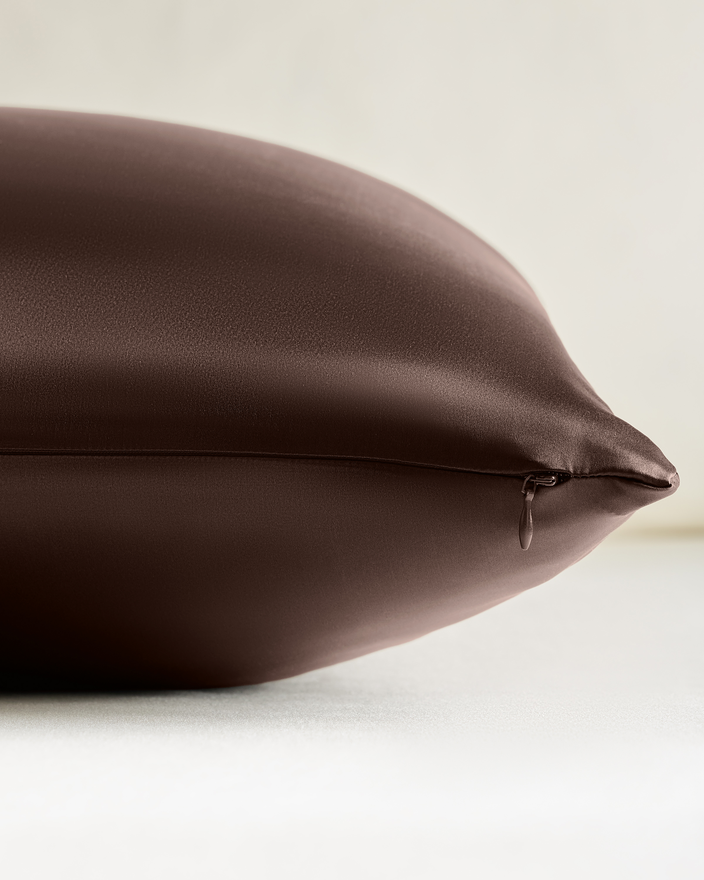 100% Mulberry Silk Pillowcase - Espresso, Queen