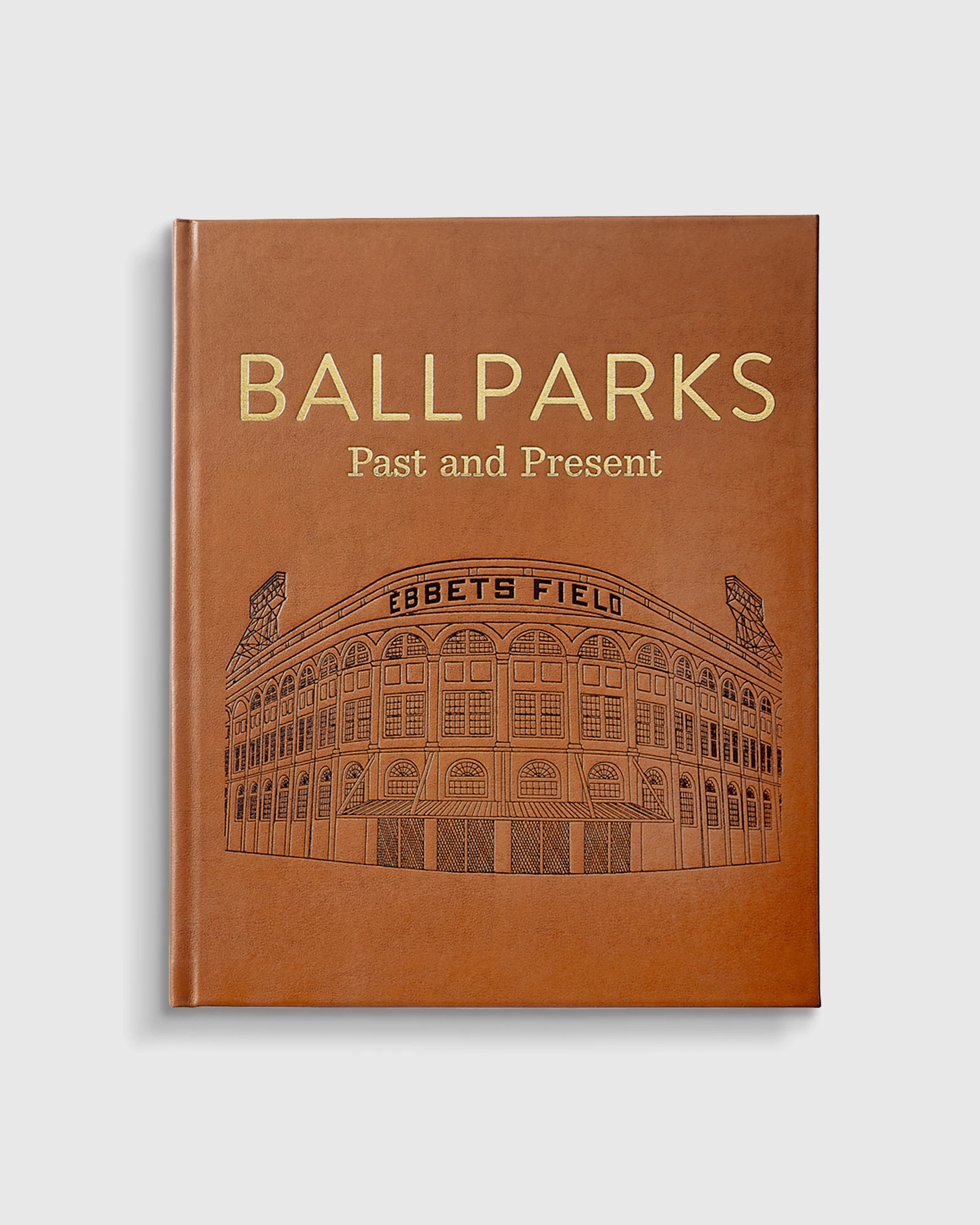 Ballparks Leather Bound Book