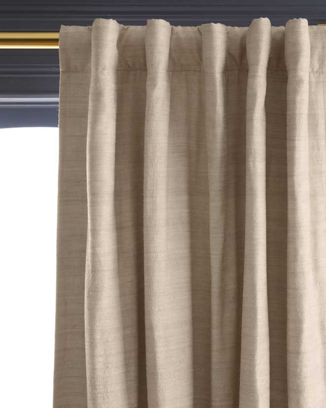 Curtain RawSilkBlackout Sand 747