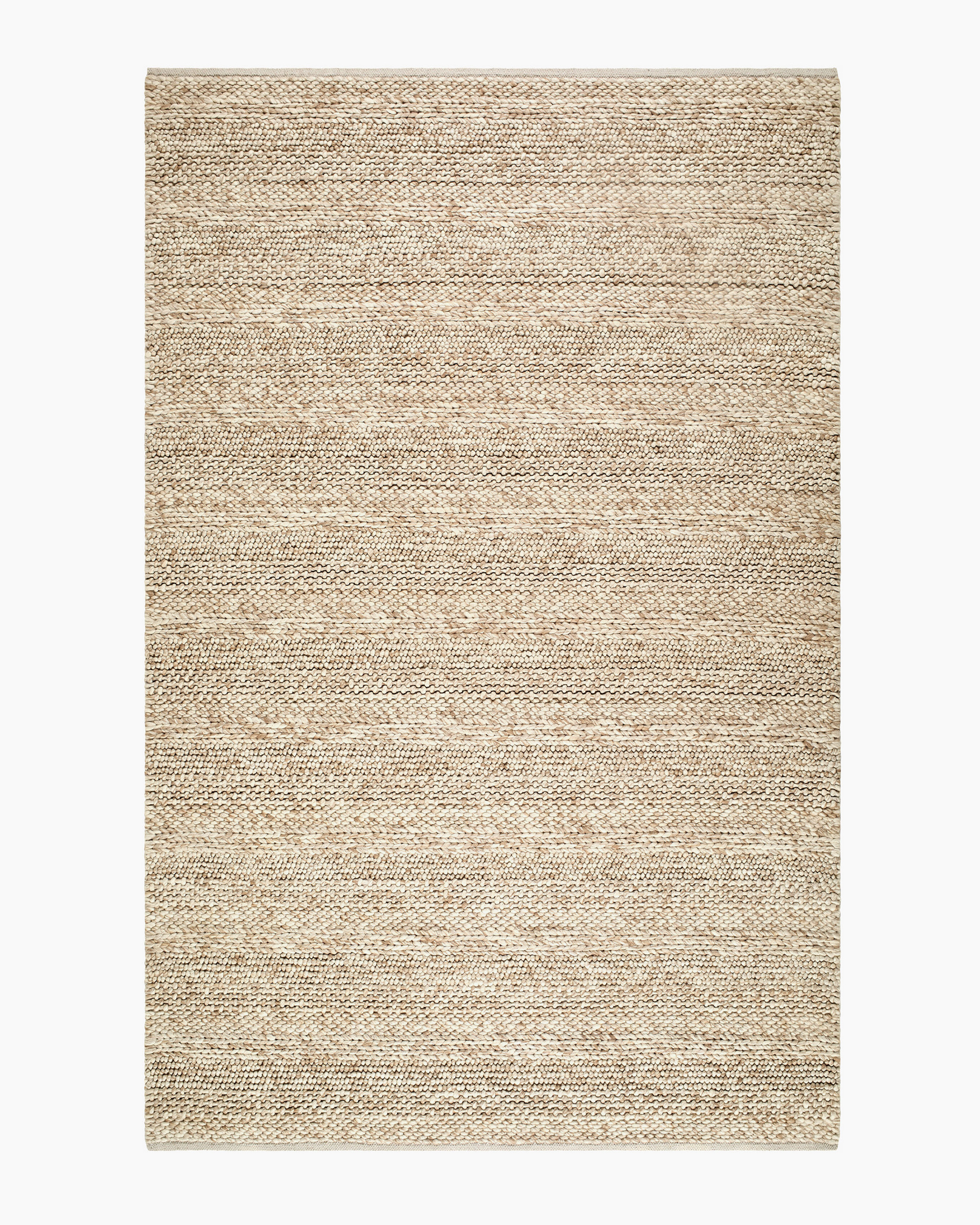 Sand Rowan Handwoven Wool Rug