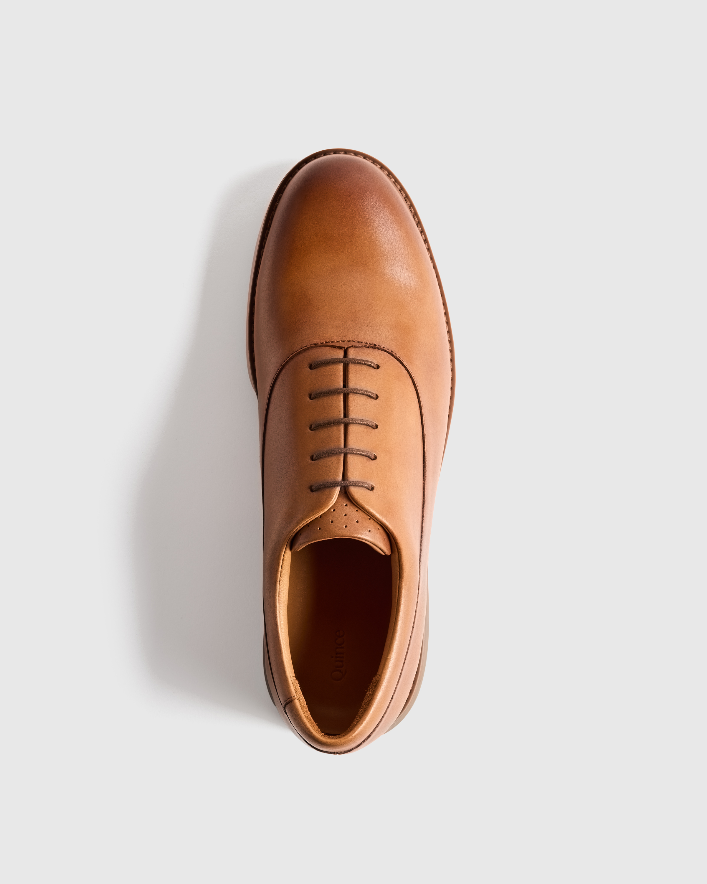 Italian Leather Hybrid Oxford in Tan display picture 1
