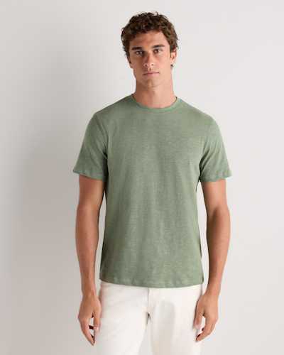100% Organic Cotton Slub Crewneck Tee