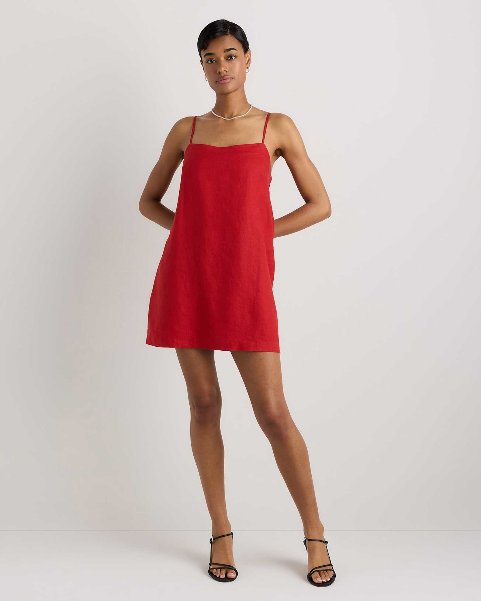 100% European Linen Mini Skort Dress in Chile | Quince Canada 100% European Linen Mini Skort Dress in Chile | Quince Canada