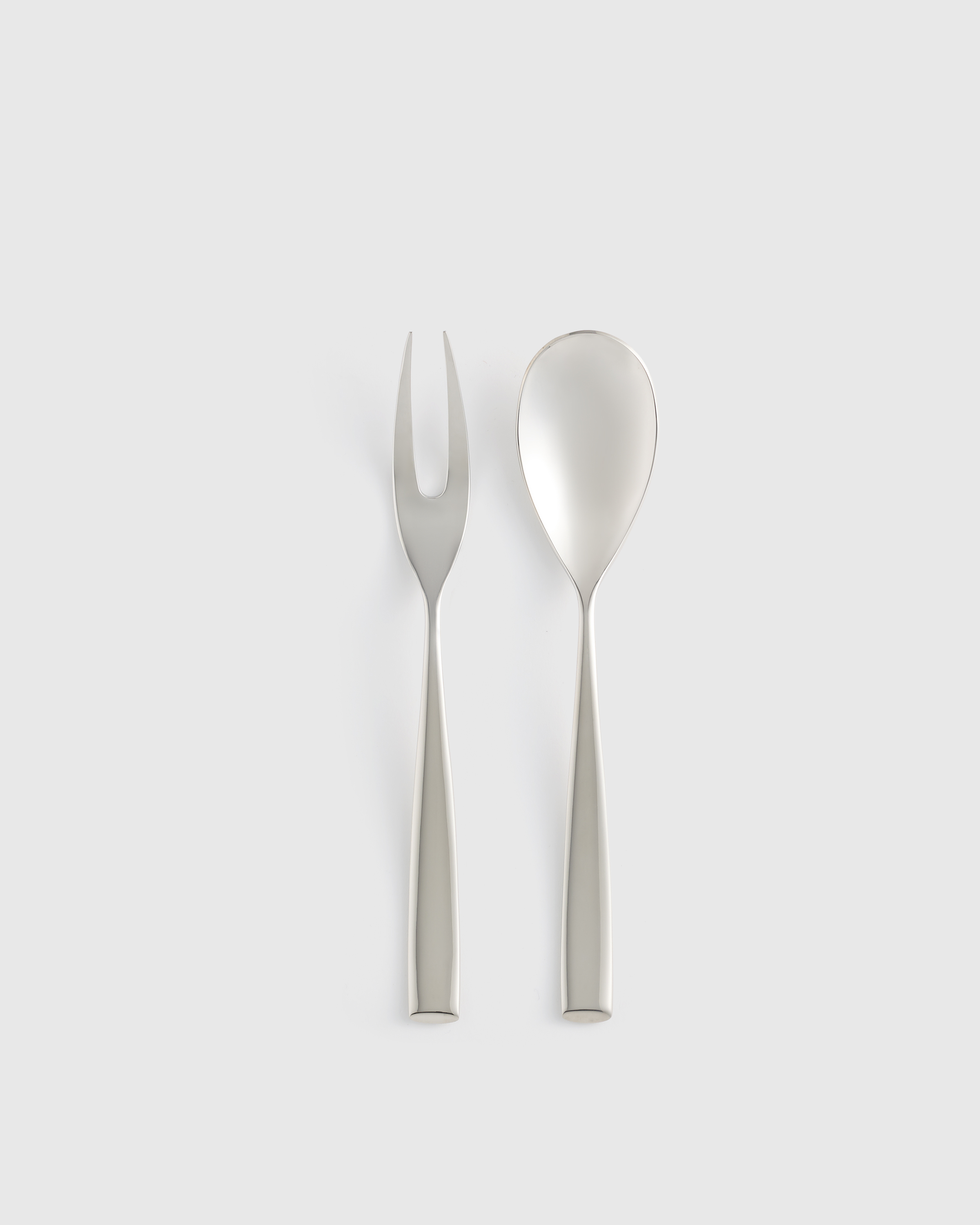 Polished Stainless Steel Arte 2-Pc Serving Utensil Set by Mepra