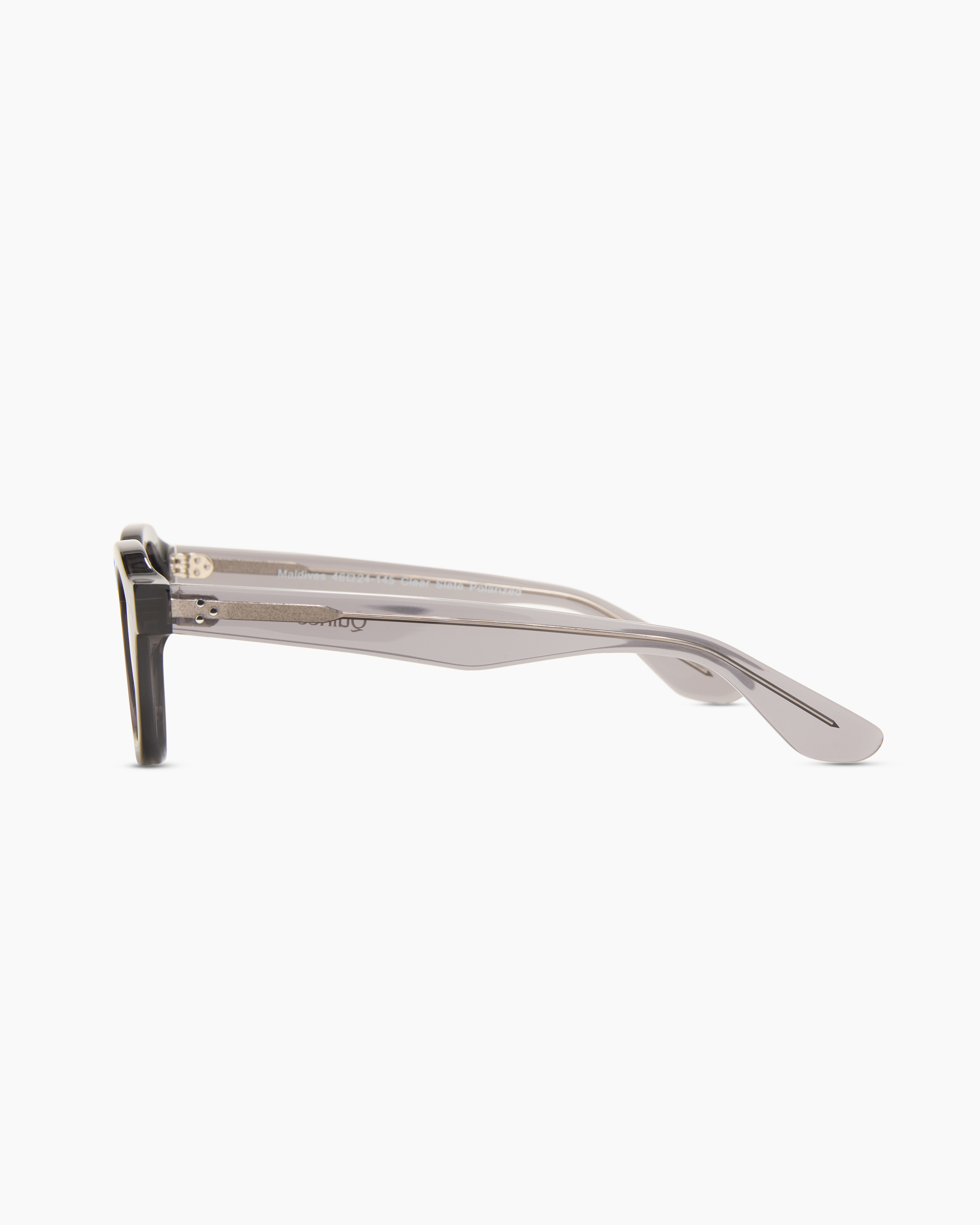 Maldives Polarized Acetate Sunglasses Maldives Polarized Acetate Sunglasses in Black with Grey lens main image 2