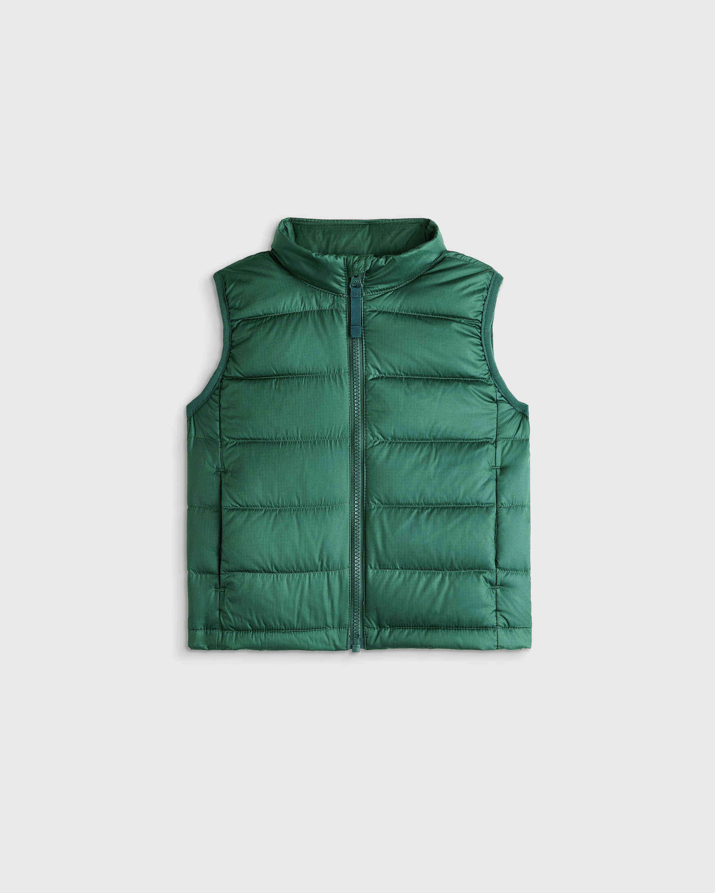Dark Green Lightweight Down Puffer Vest