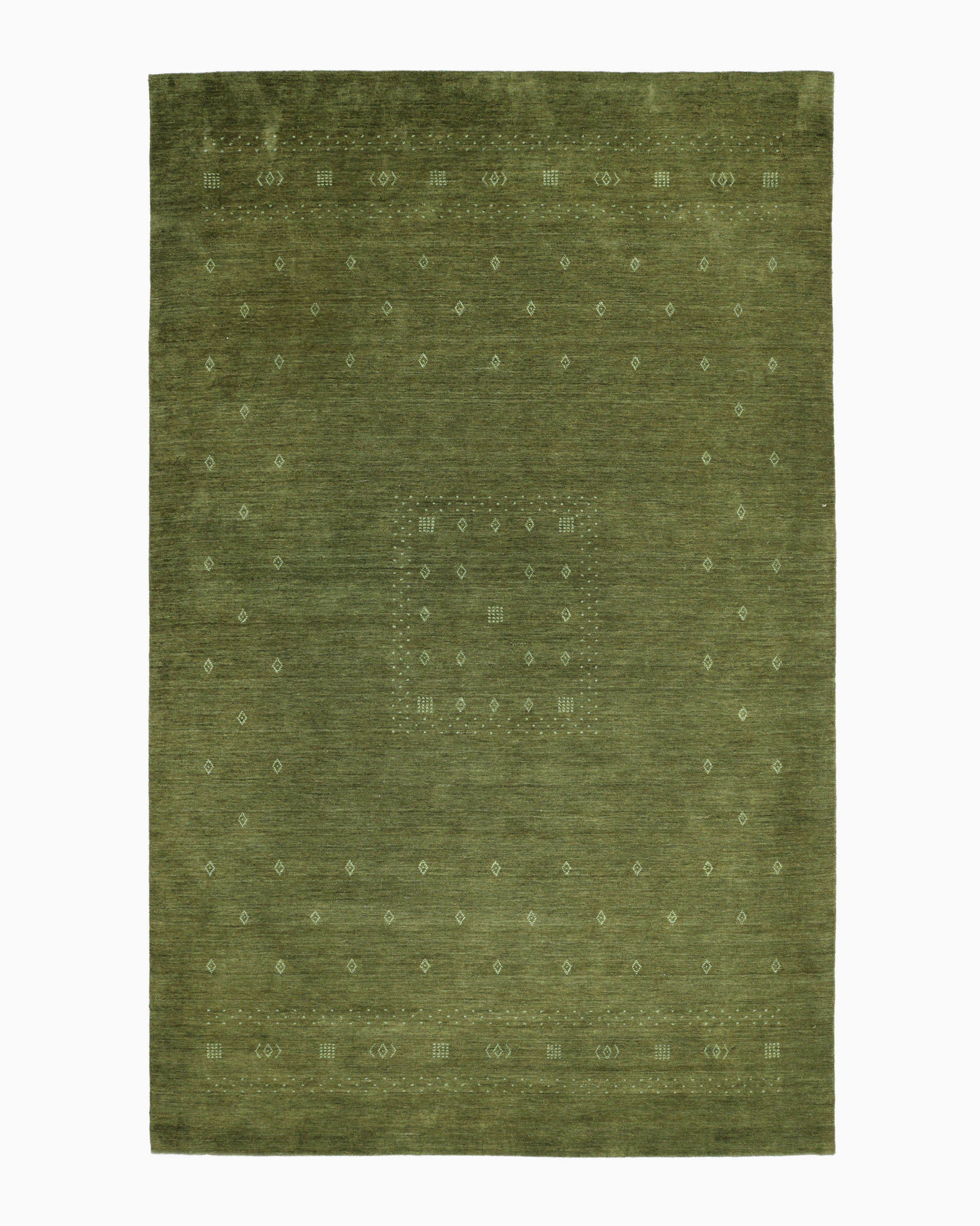 Olive Dakota Hand-Loomed Wool Rug 