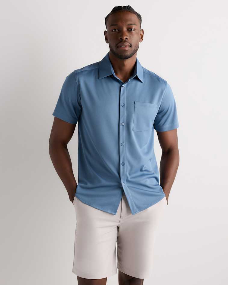 light blue dress shirt with black pants Outfits For Men (568+ ideas & outfits) off white t shirt Men's Dress Shirts | J.Crew