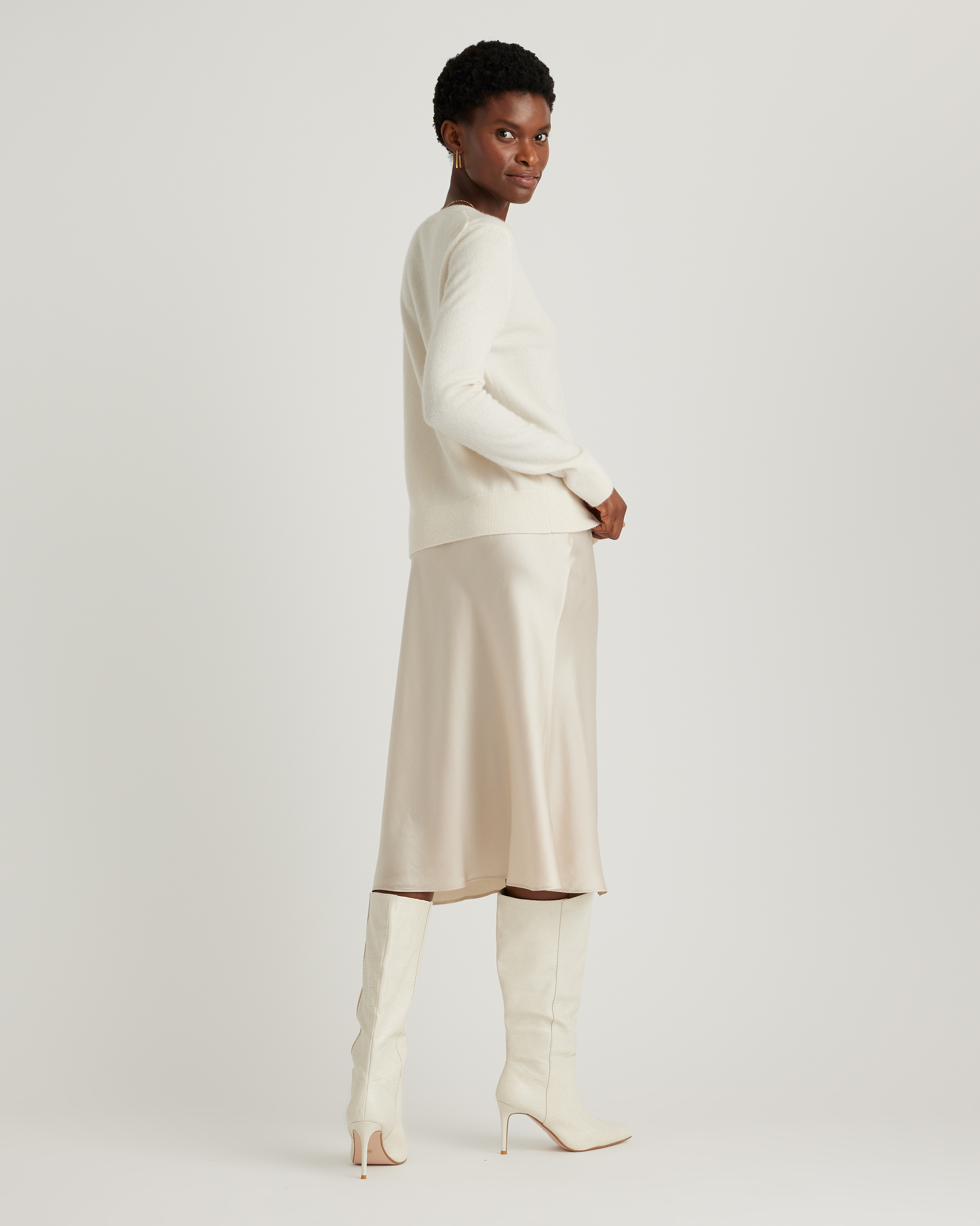 100% Washable Silk Skirt