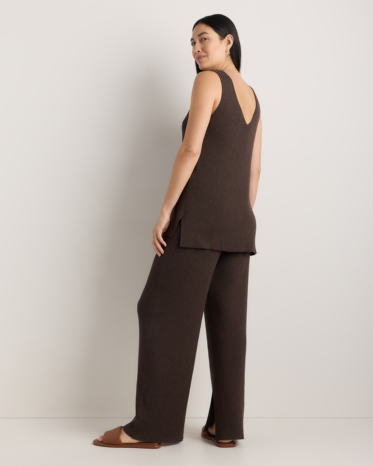 Pantalon Capri Maternité Oh Baby Taille M Marron Kaki - Panneau Complet, Occasion Très Bon état