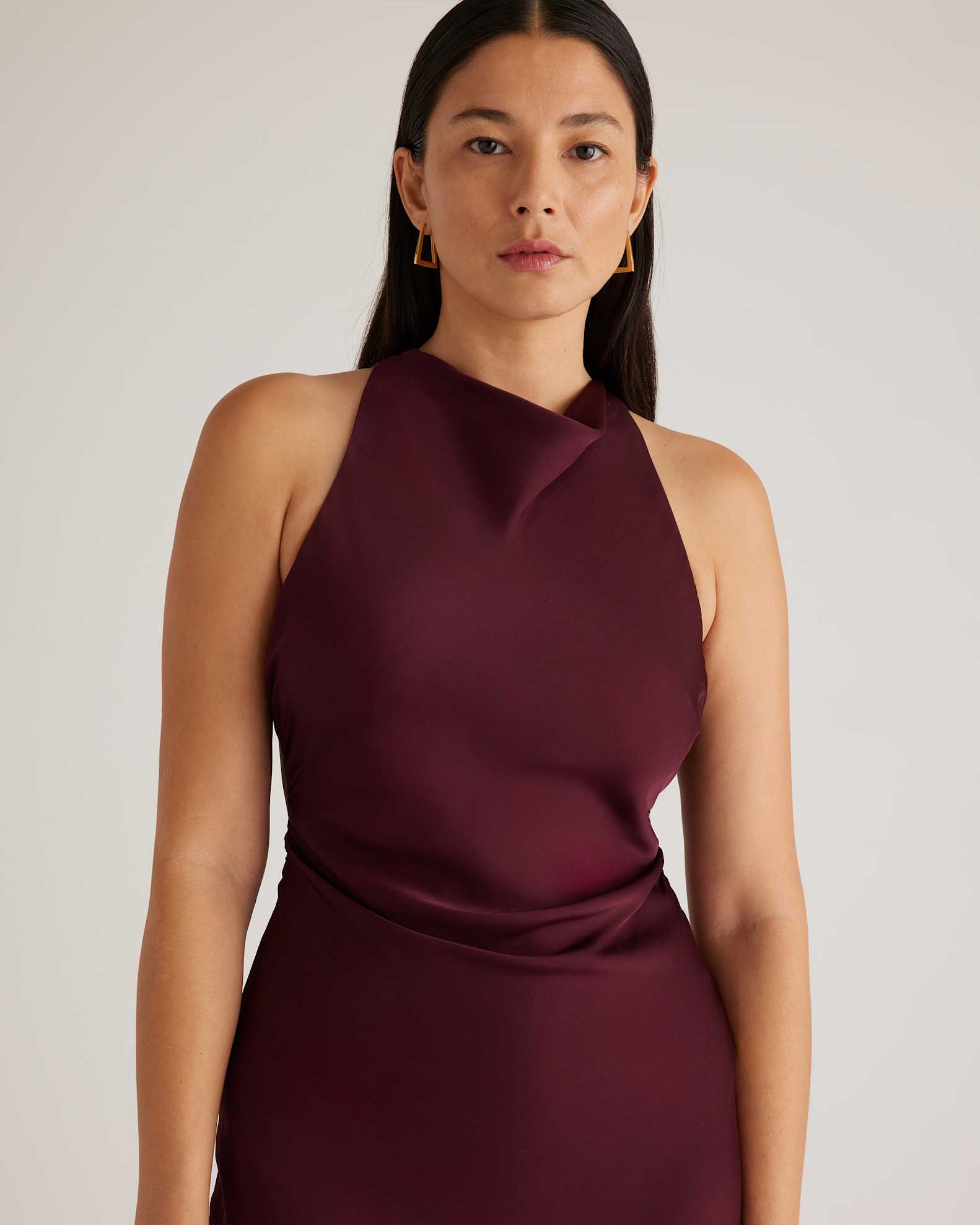 straight cut dress Straight Cut Flat Knit Long Jumper Dress