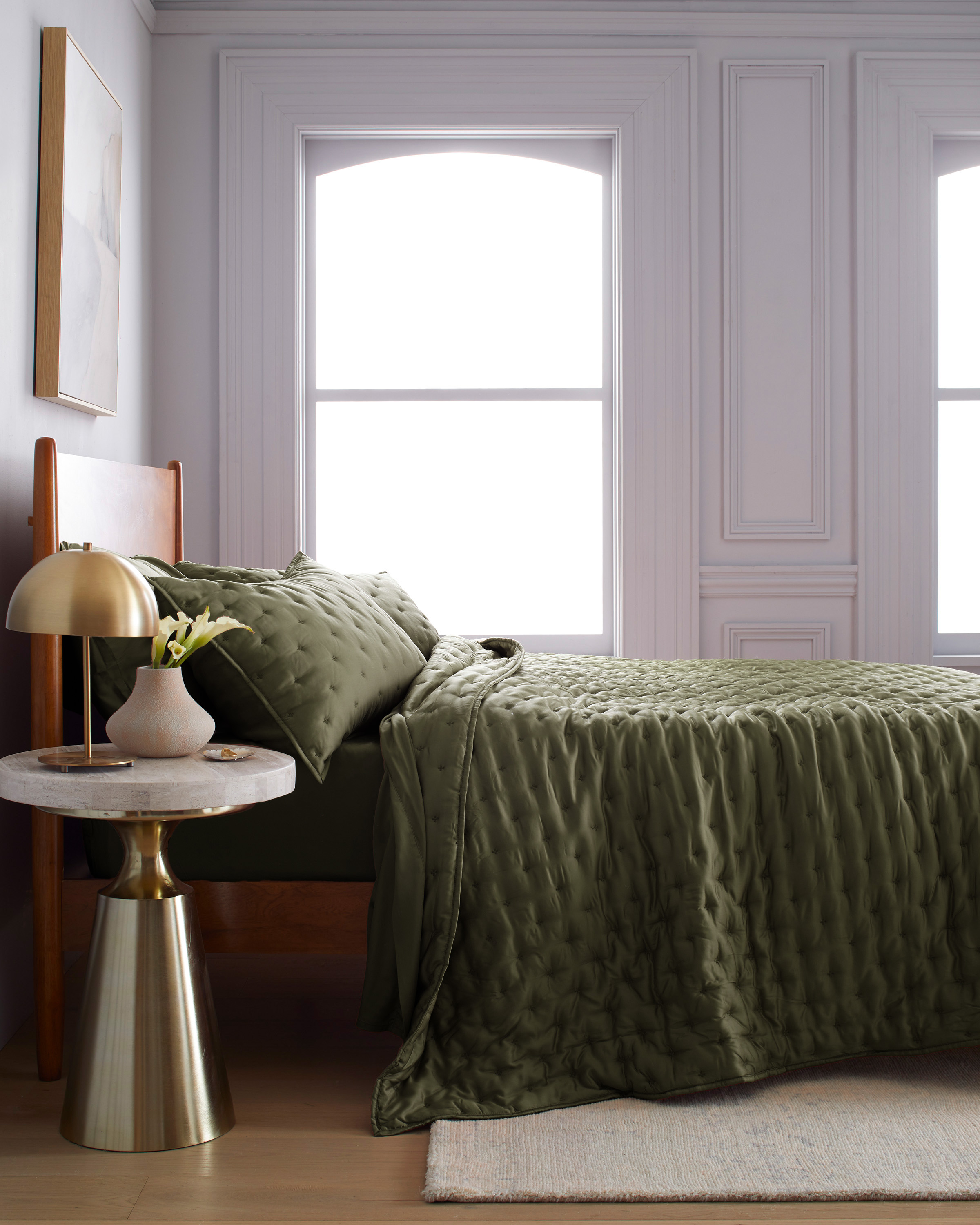 Olive Bamboo Dream Quilt