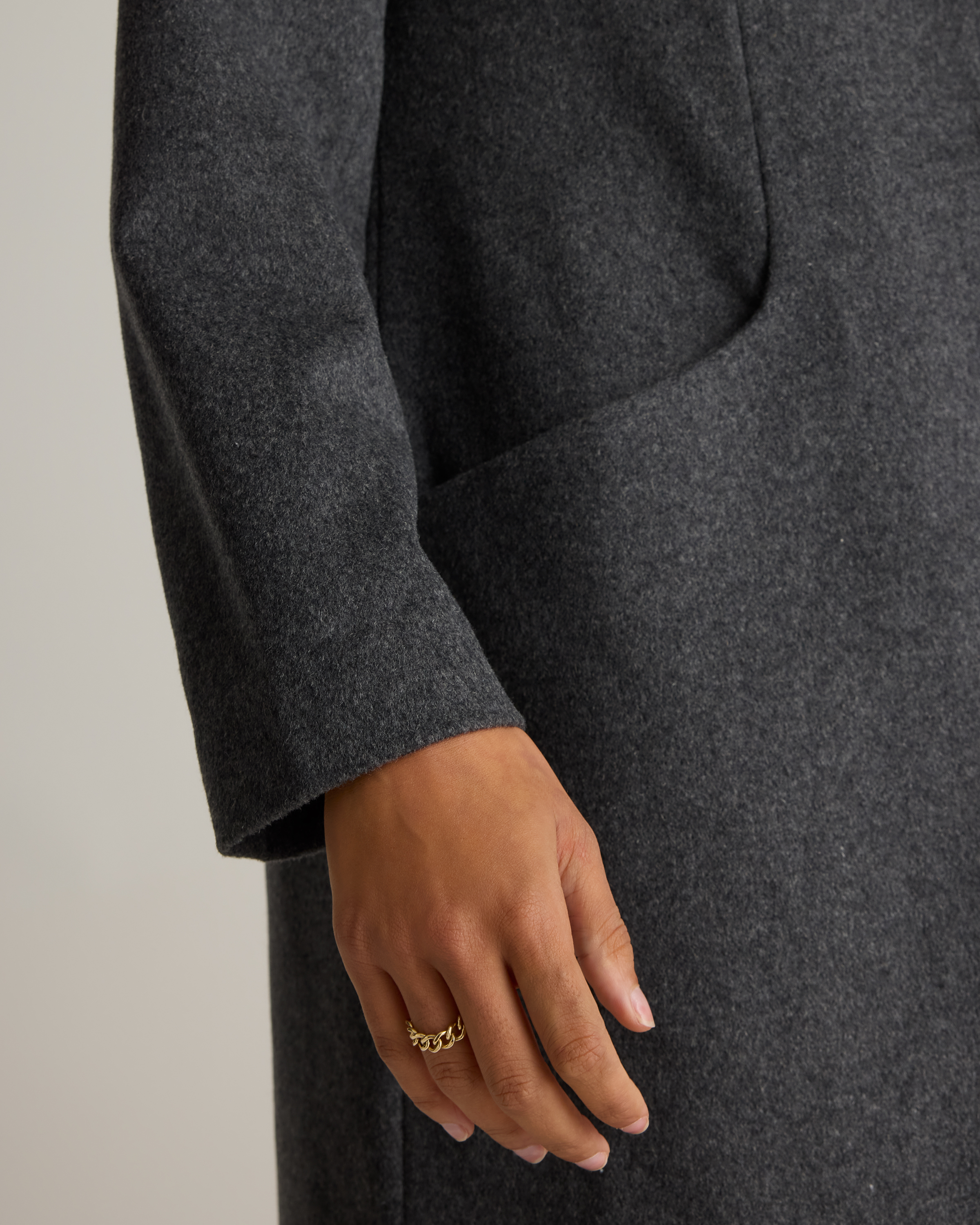 Italian Wool Cocoon Coat | Quince Canada