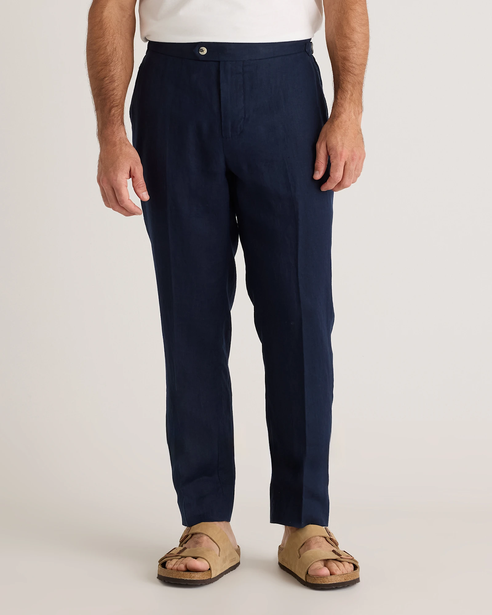 Men's 100% European Linen Dress Pants