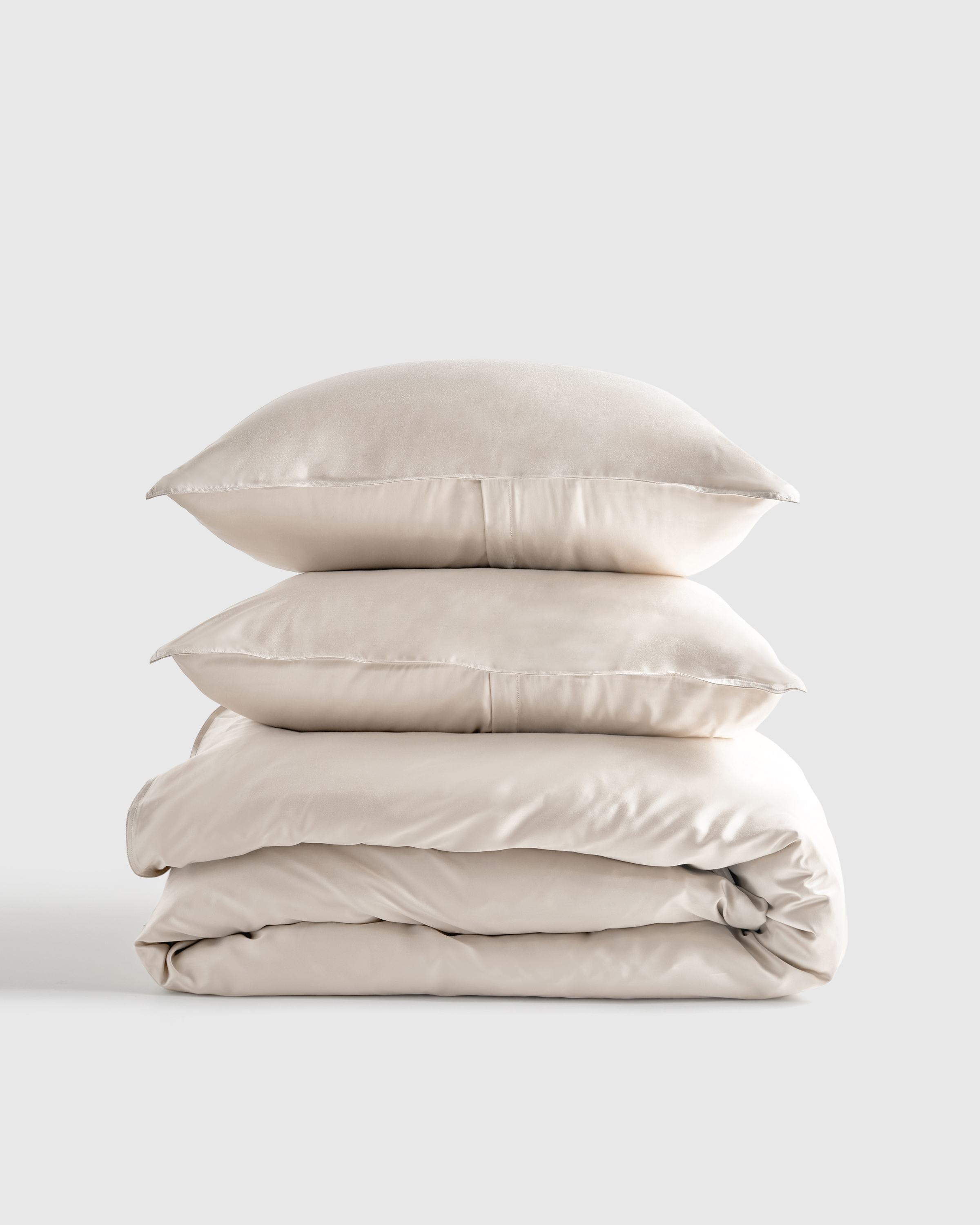 Bamboo Duvet Cover Set, Full/Queen, Sand