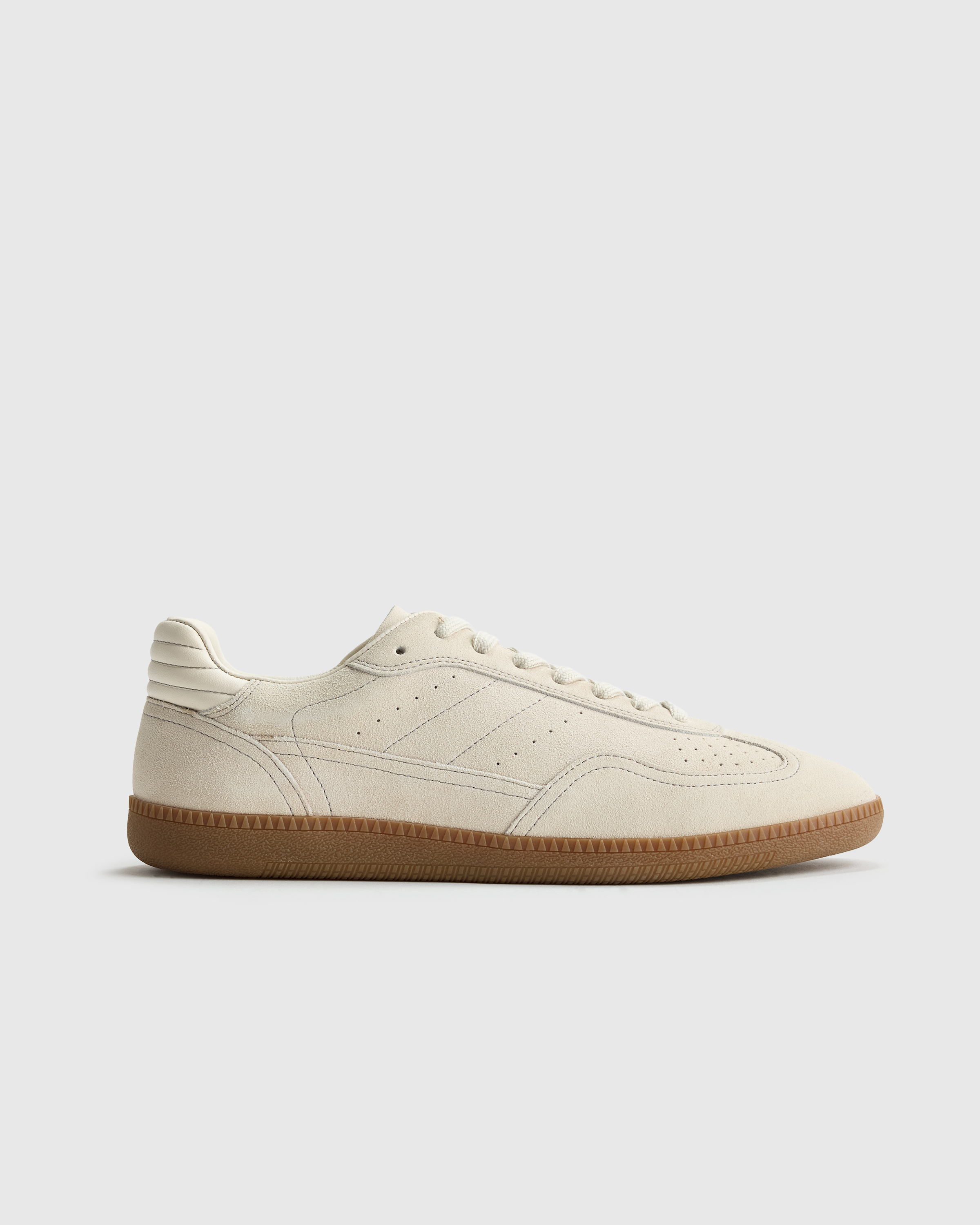 Birch Italian Suede Gum Sole Sneaker