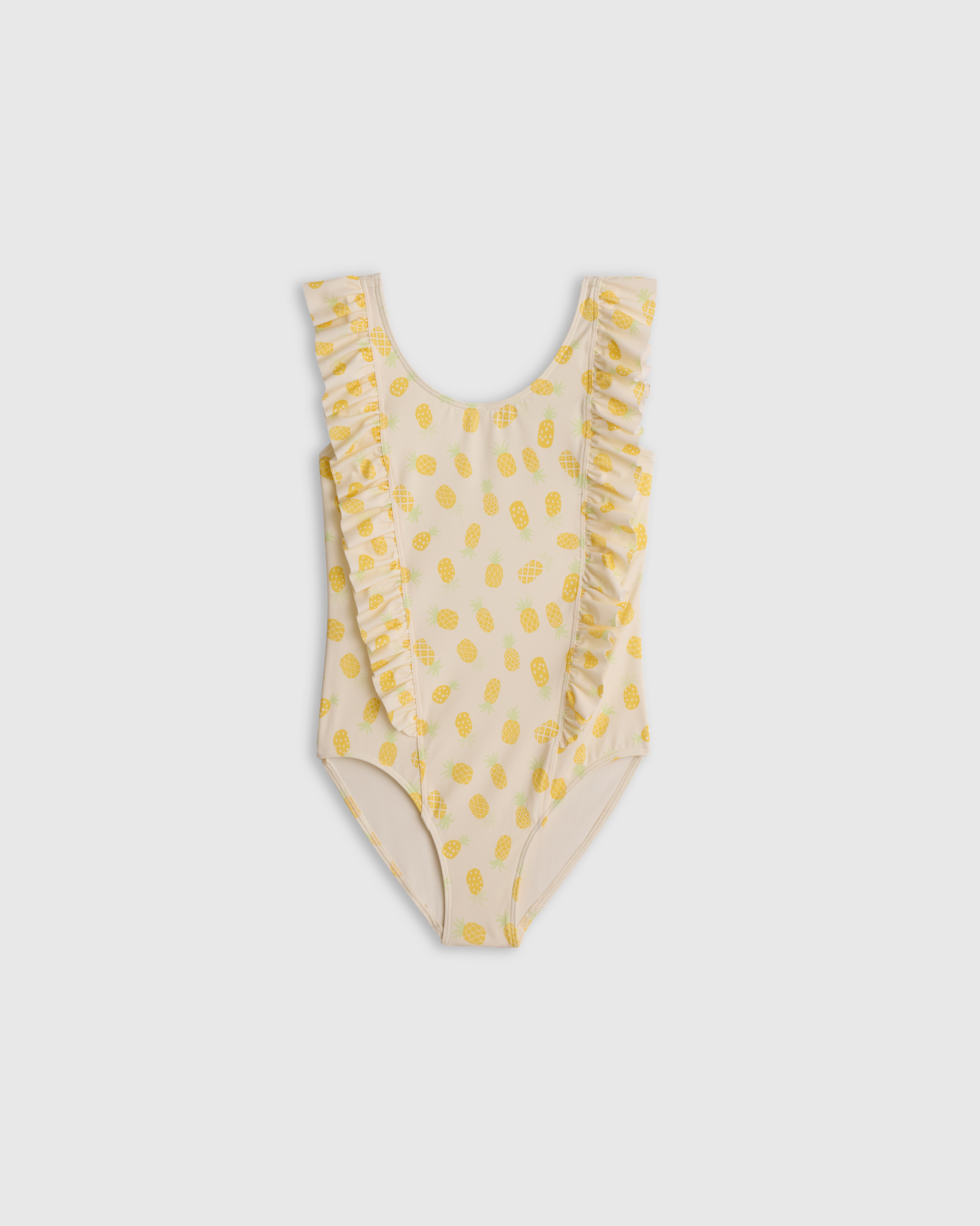 Pineapple Ruffle One Piece Swimsuit