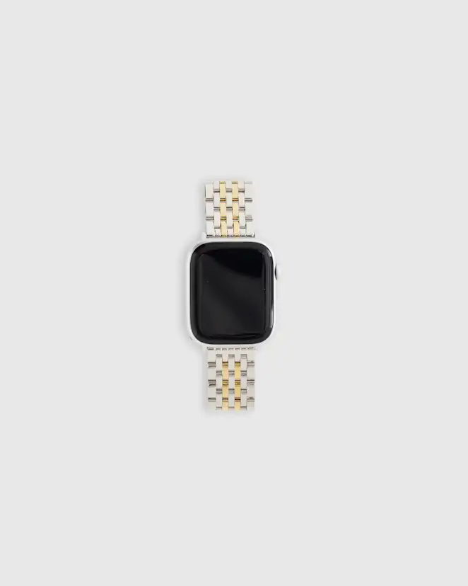 Silver/Gold Stainless Steel Bracelet Smartwatch Band