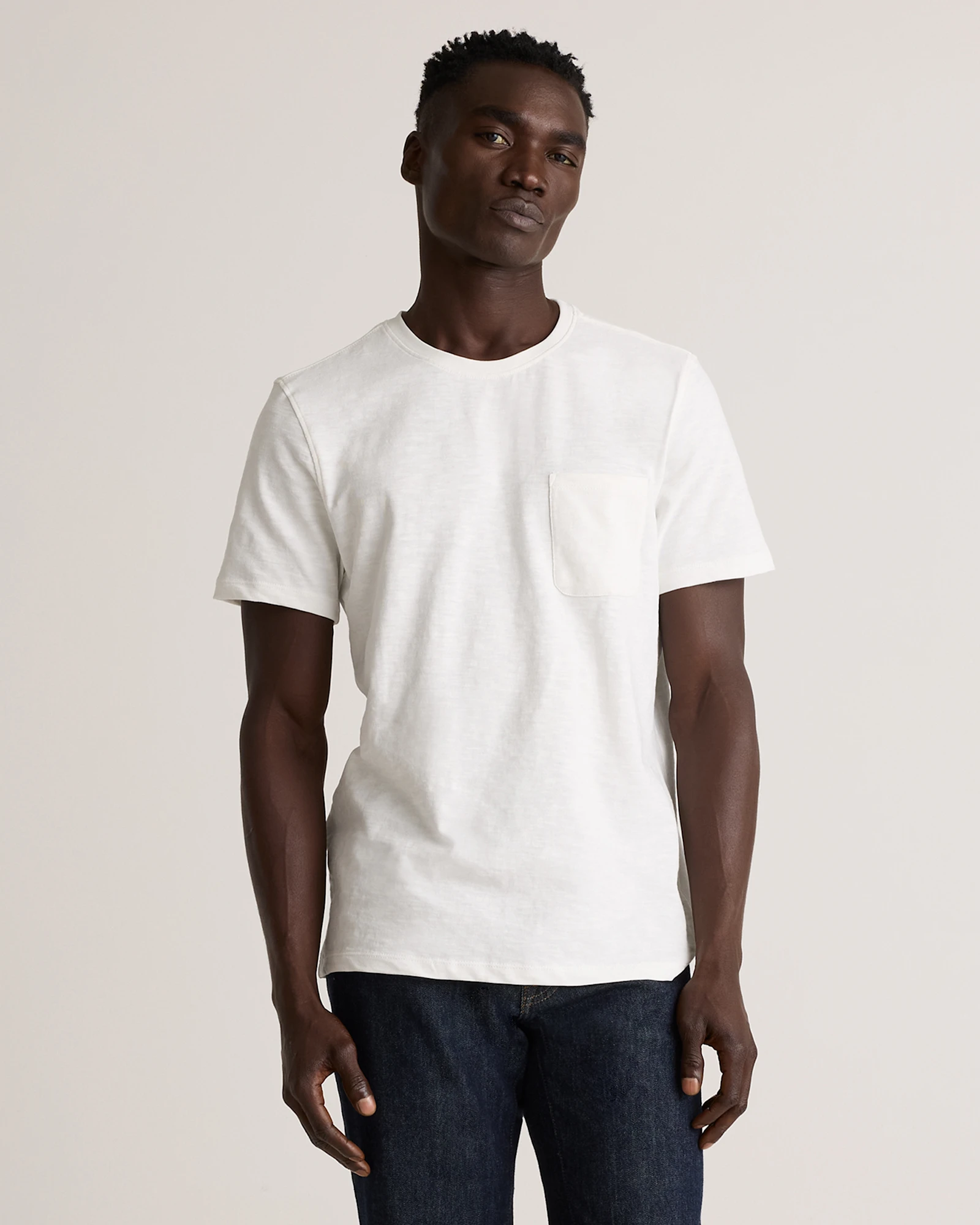 100% Organic Cotton Slub Pocket Tee