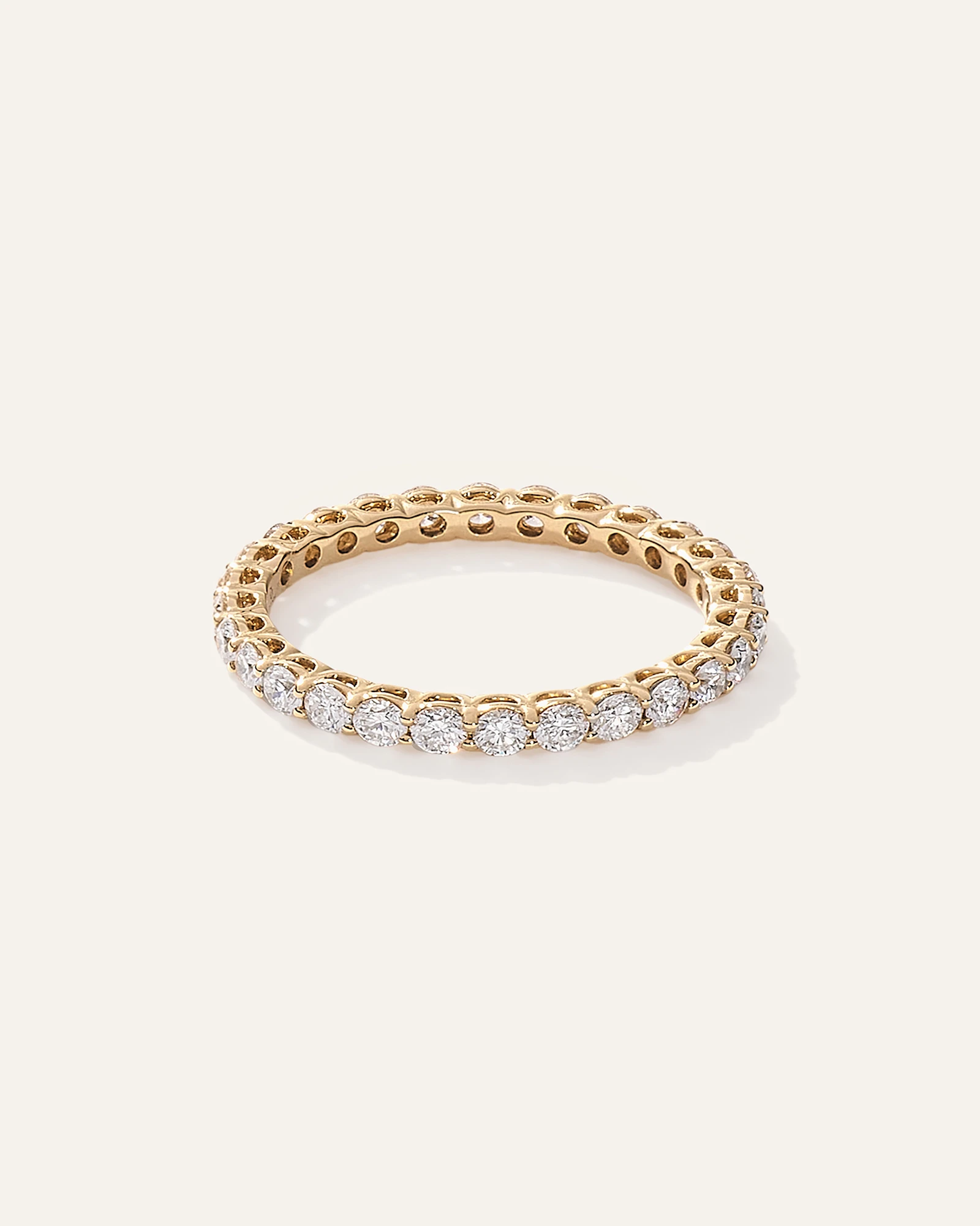 Lab Grown Diamond Round Eternity Band