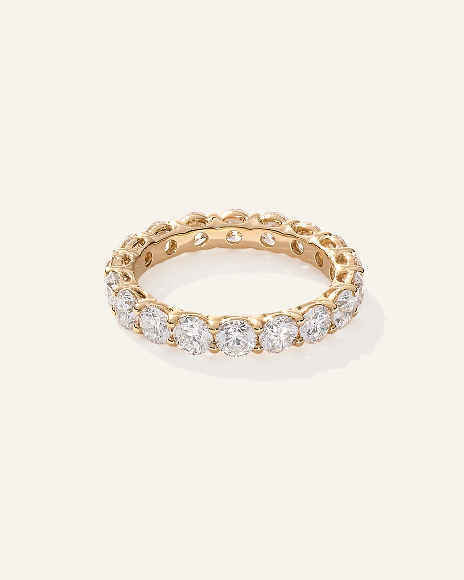 Lab Grown Diamond Round Eternity Band