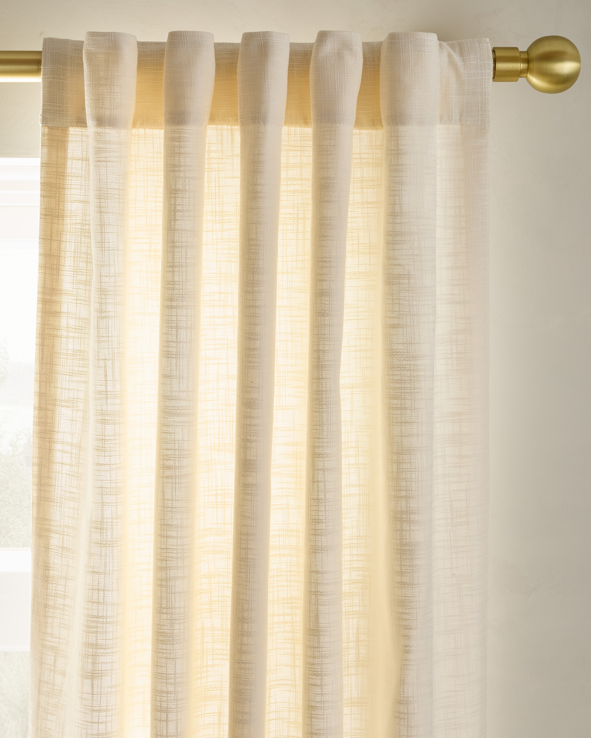 Quince Textured Cotton Curtain - Thumbnail 3
