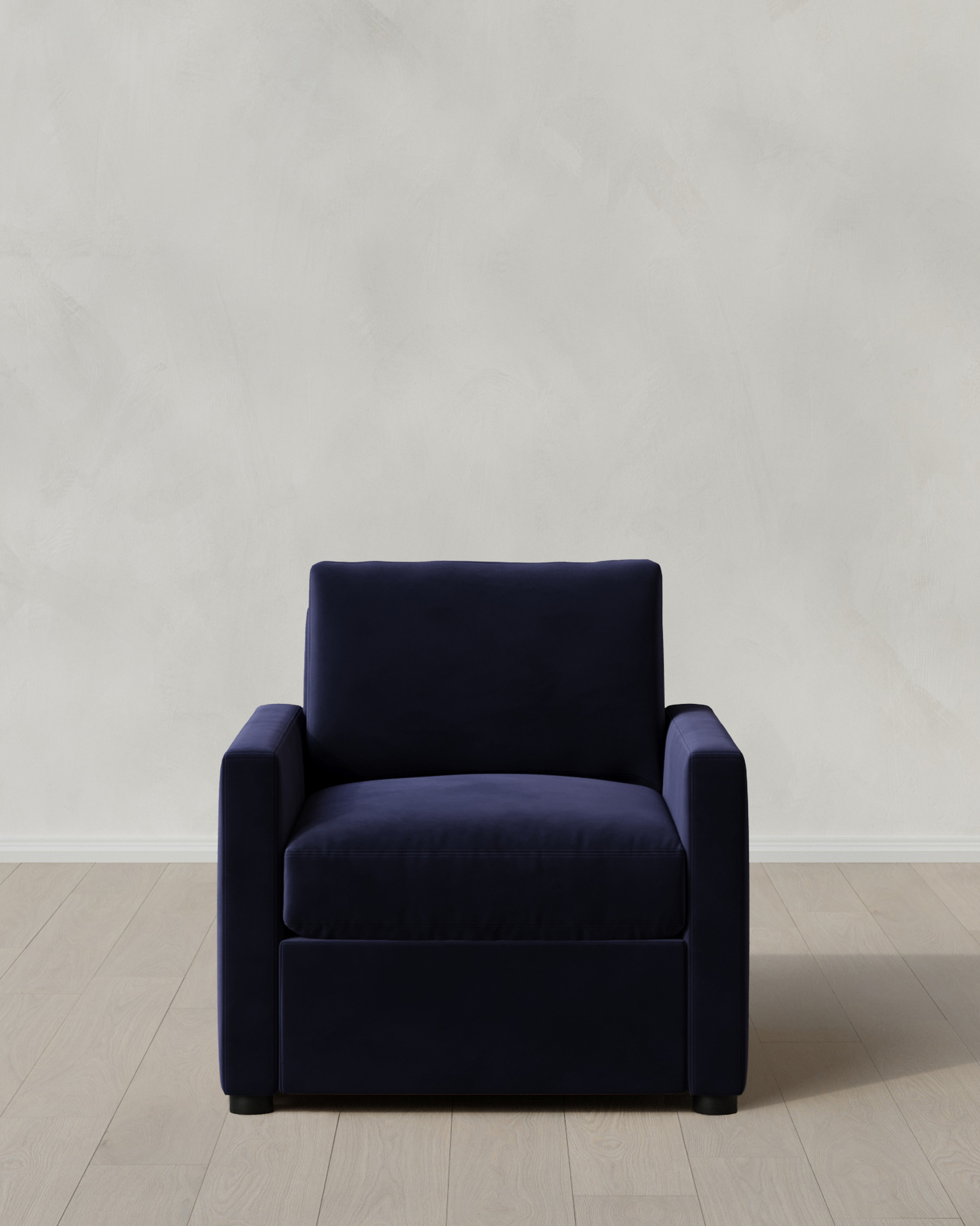 Midnight Brennan Accent Chair in Performance Velvet
