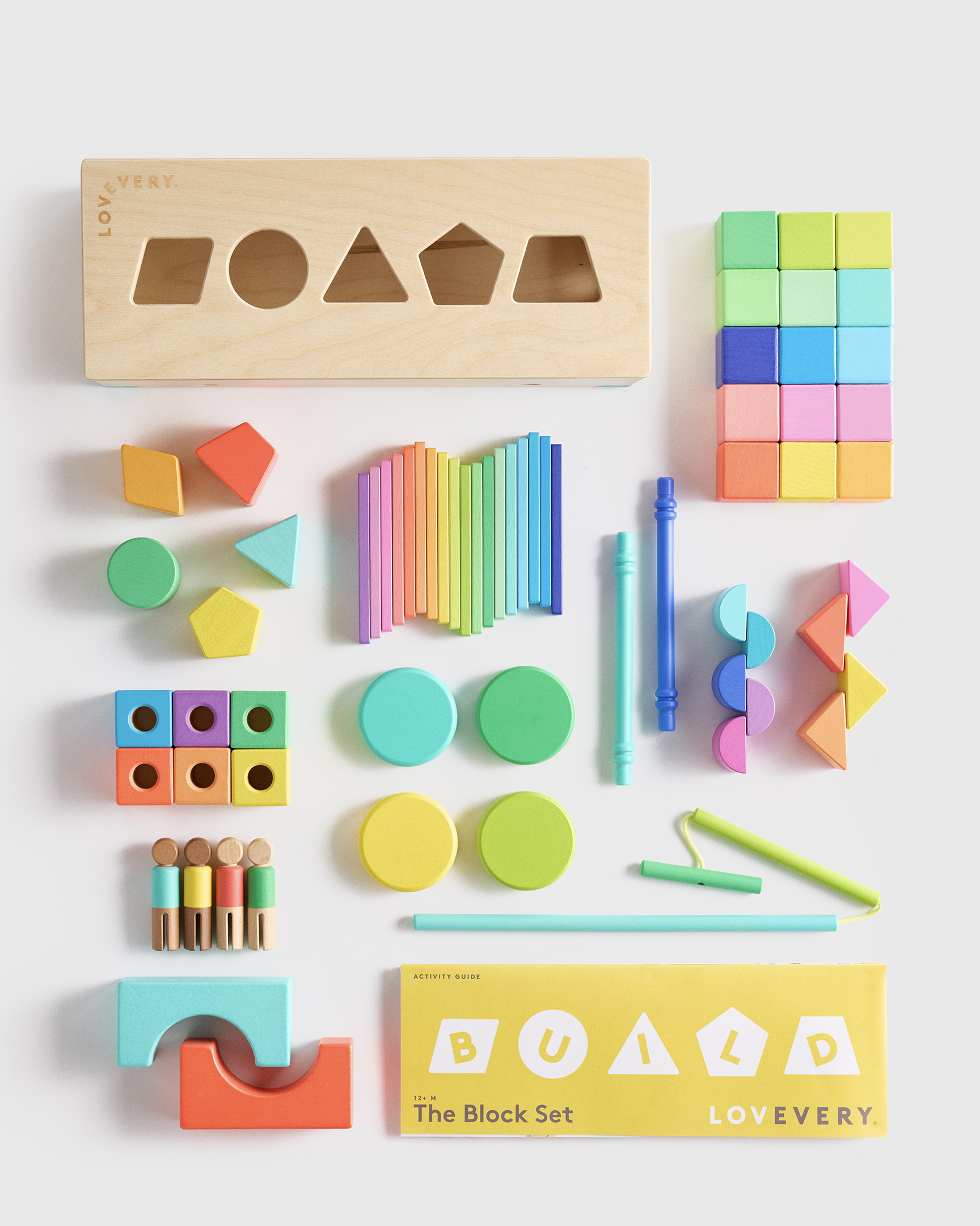 No Color The Block Set by Lovevery