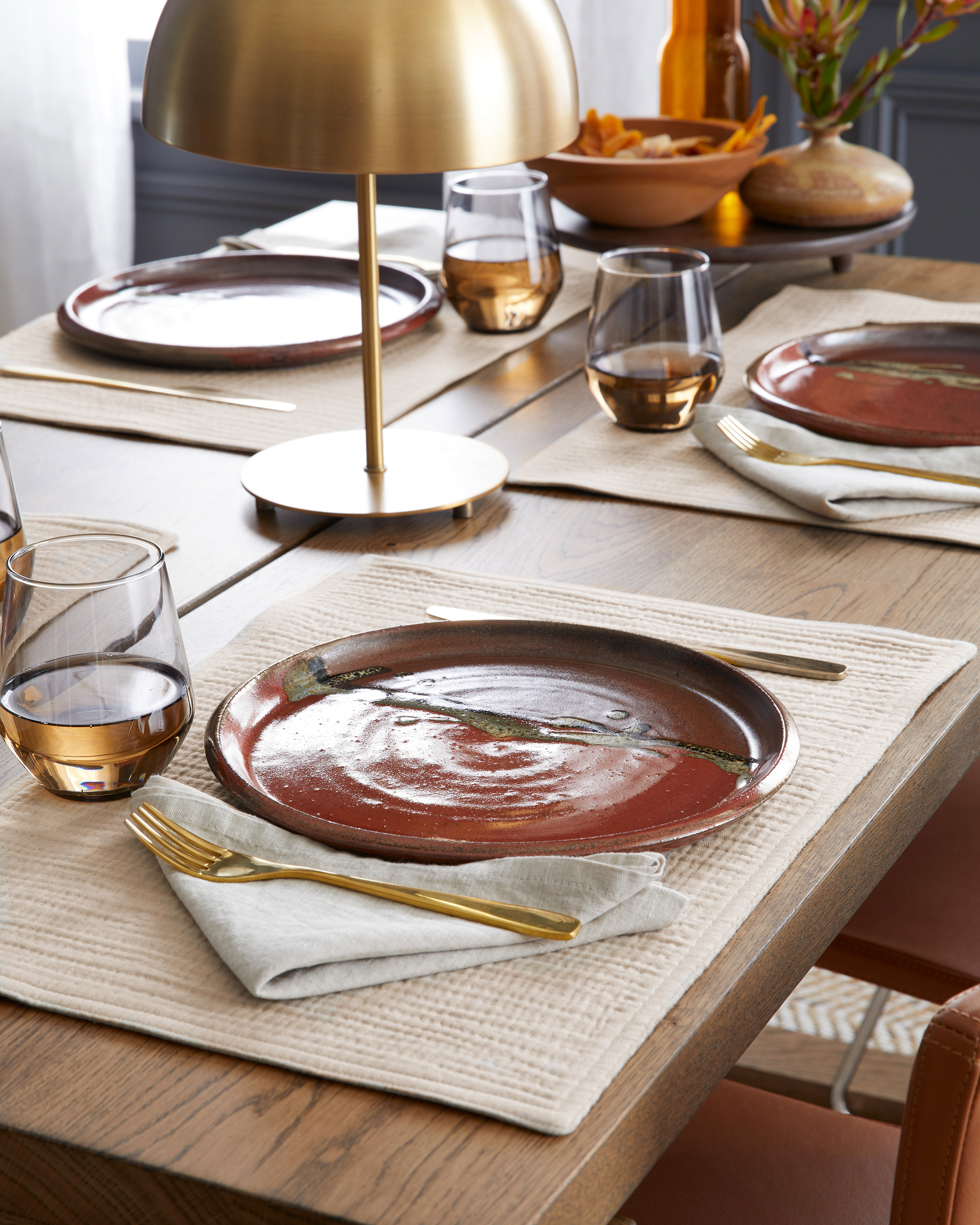 Organic Airy Gauze Placemats (Set of 8) - Dune