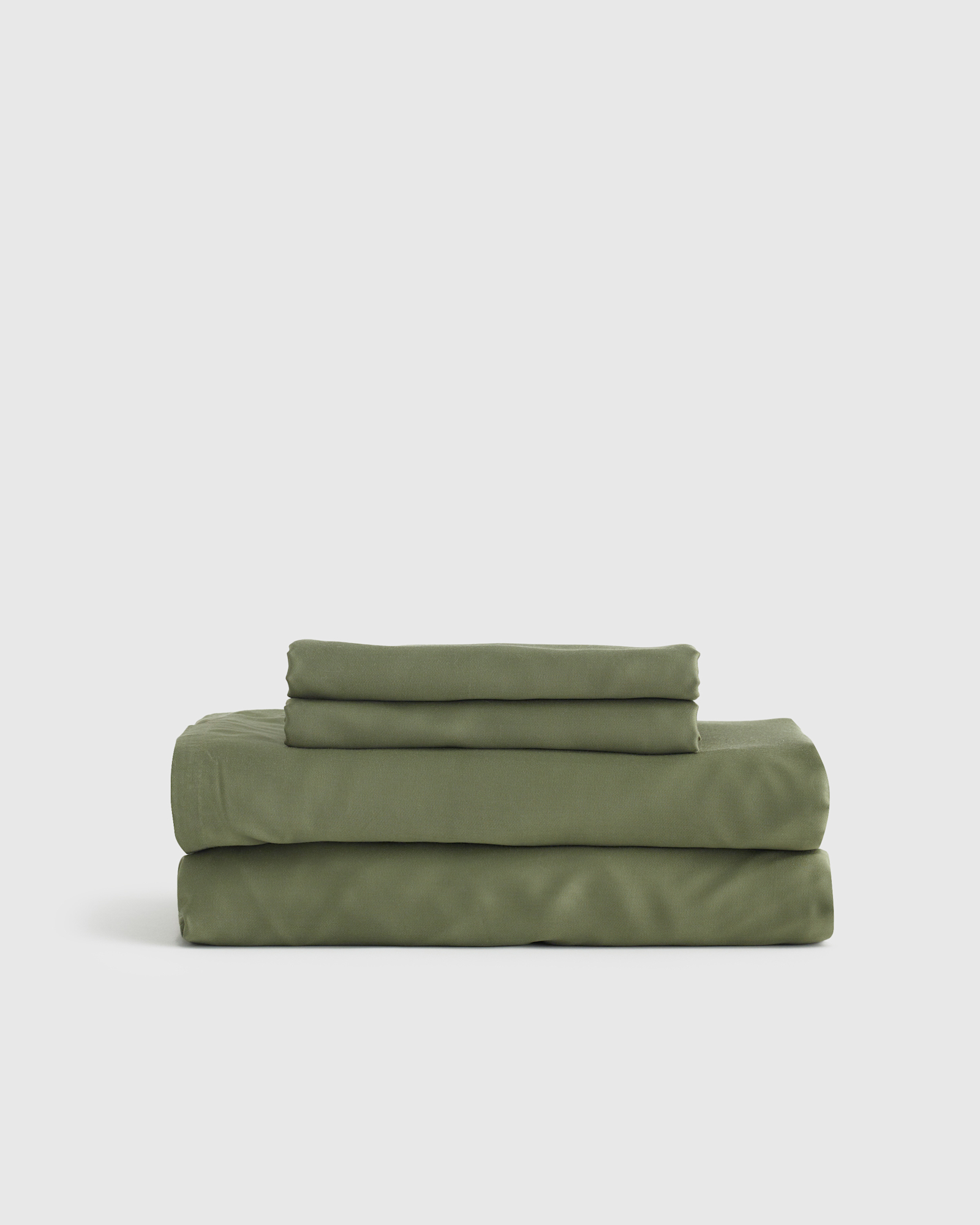 Bamboo Sheet Set - With Flat Sheet, Olive