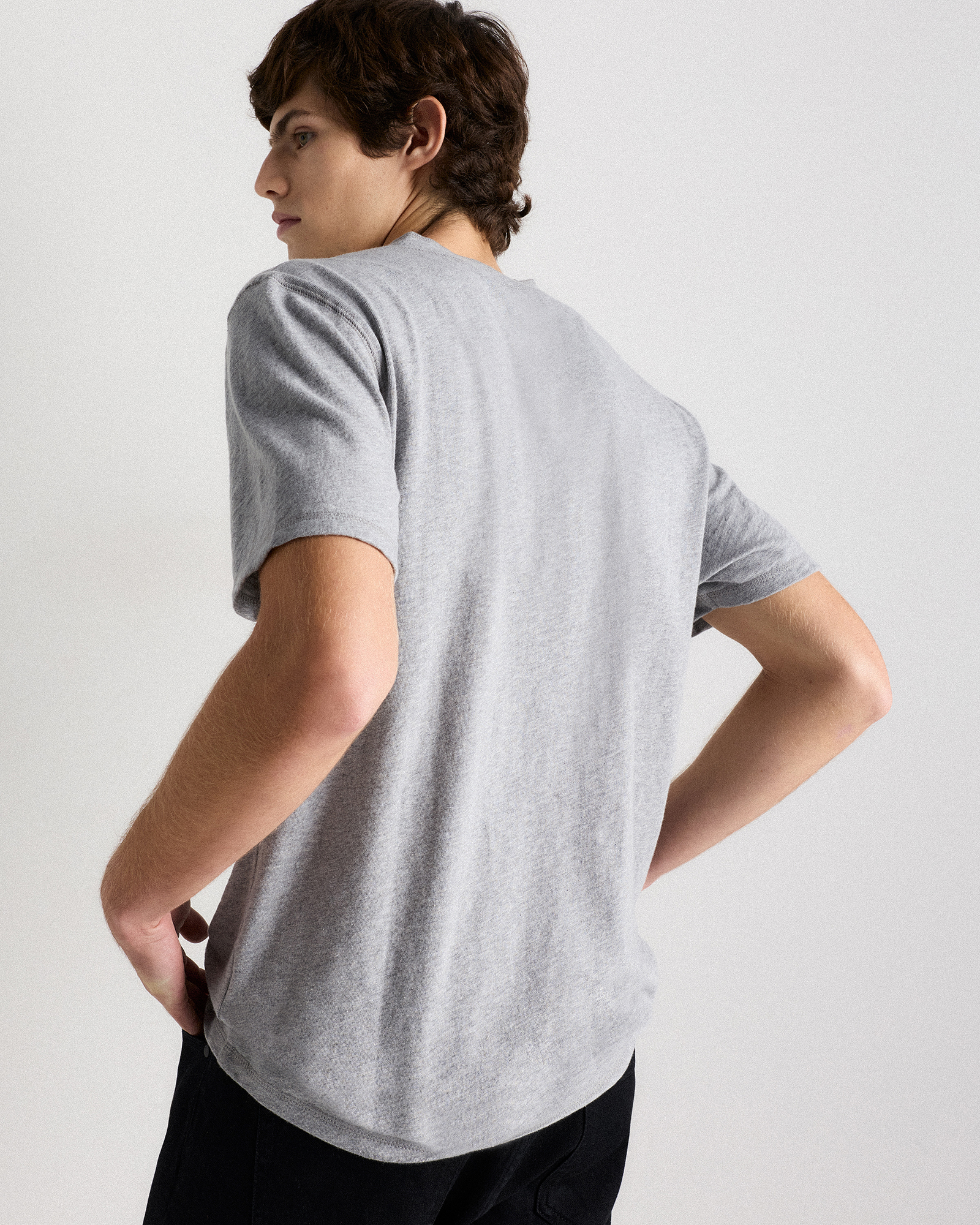 Organic Cotton Slub Henley Tee