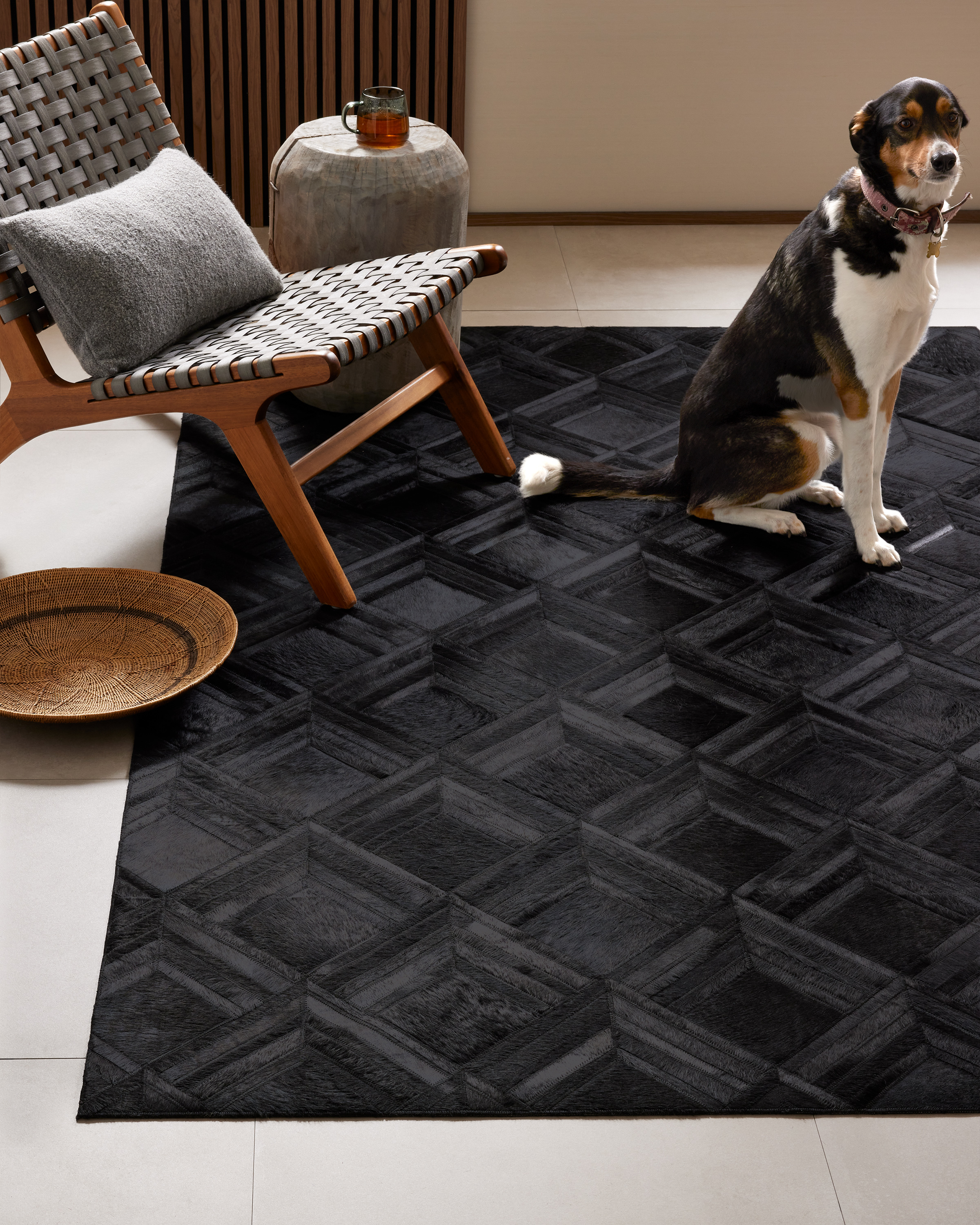 Blocks Hair on Hide Rug - Thumbnail 4