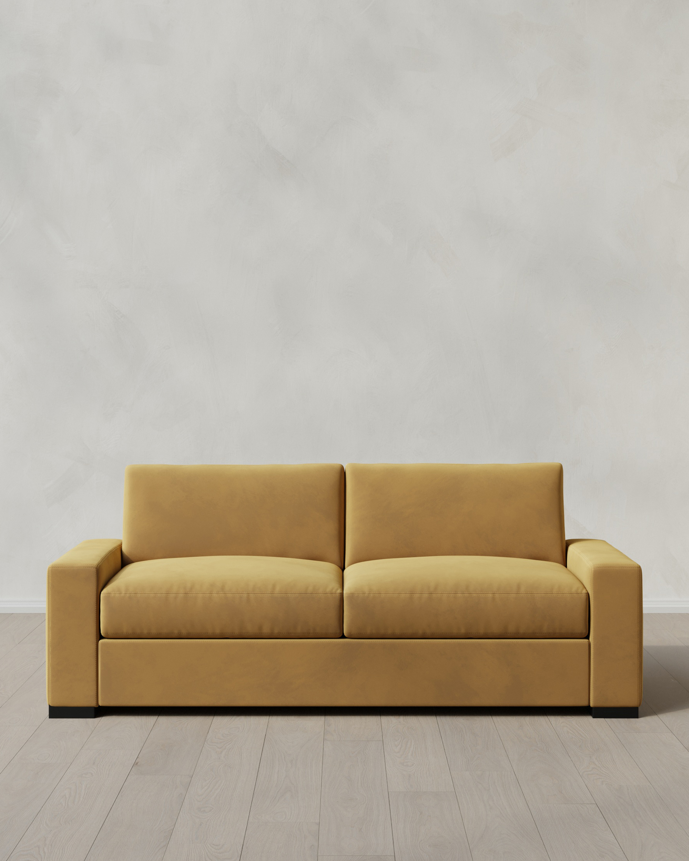 Caramel Stillman Sleeper Sofa in Performance Velvet