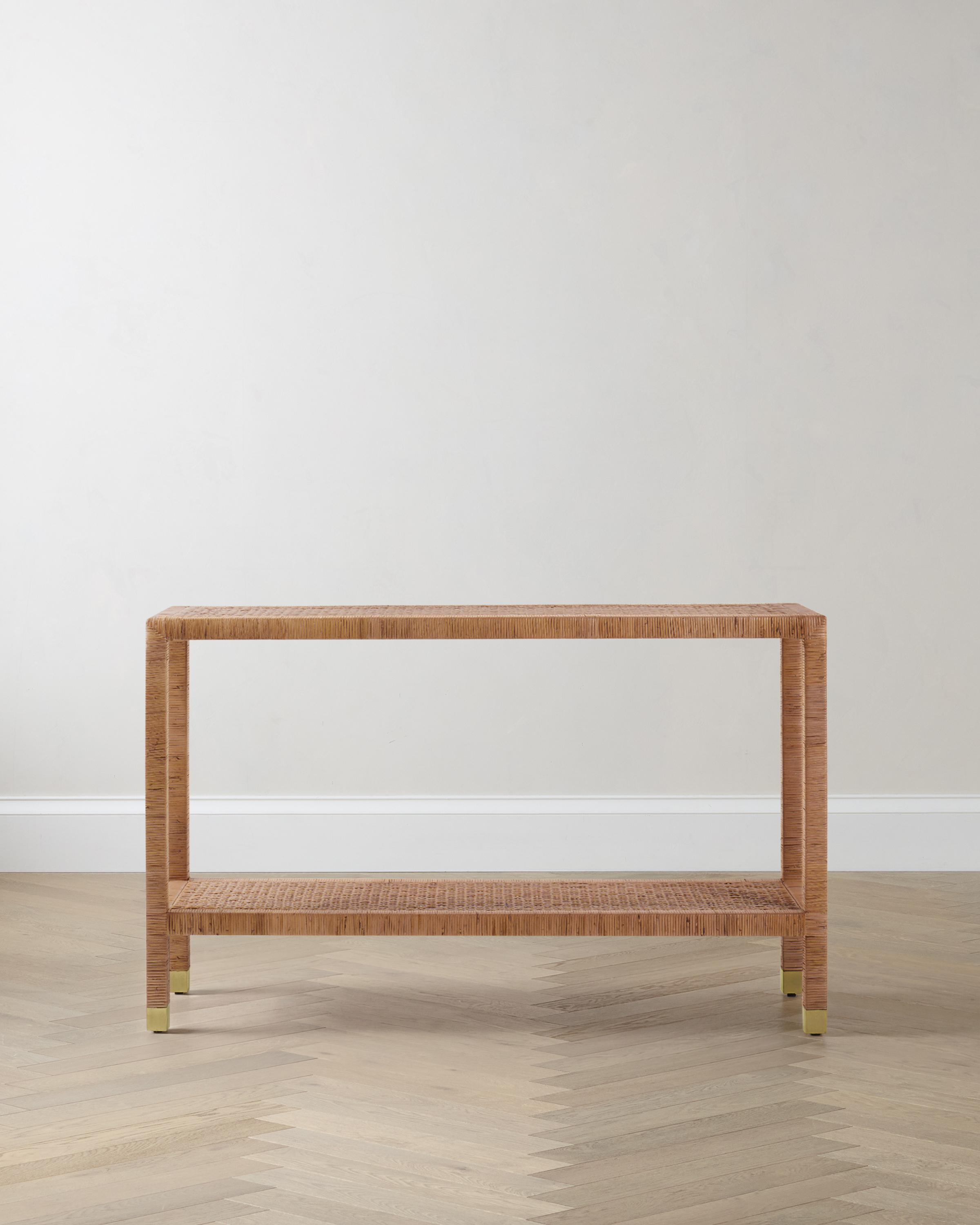 Natural Rattan Console Table