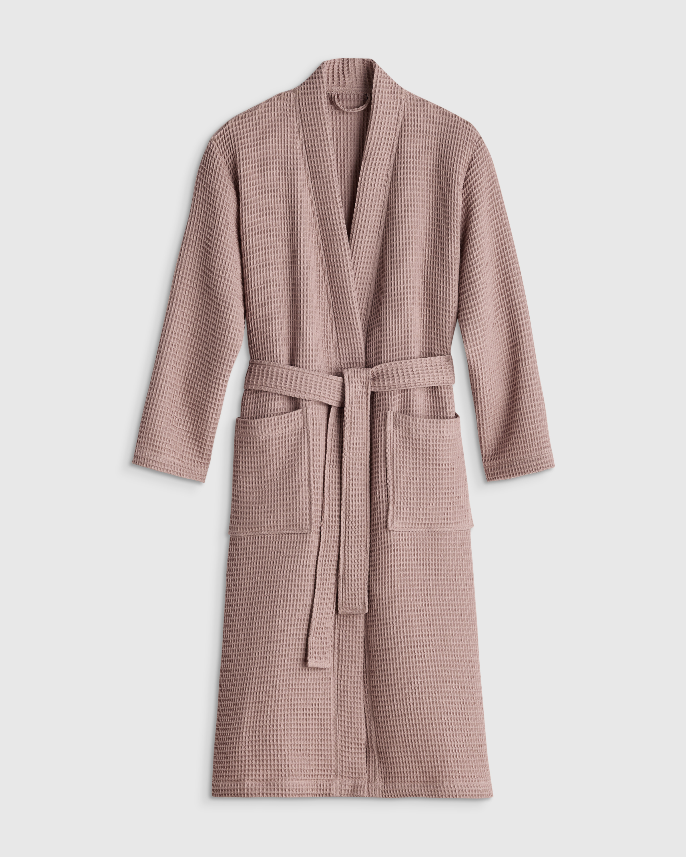 Dusty Rose Organic Turkish Waffle Robe
