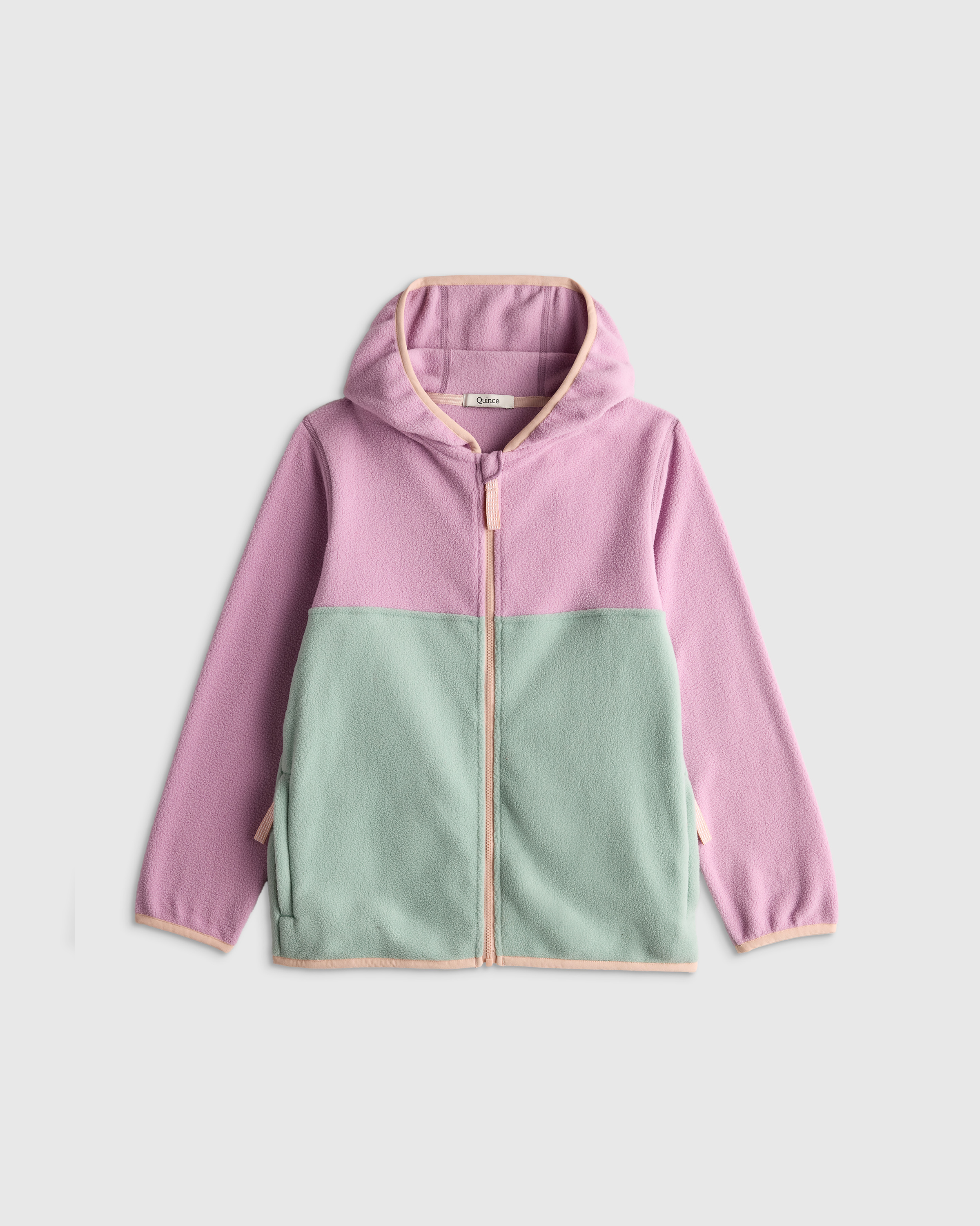 Quince Microfleece Cozy Jacket In Blue