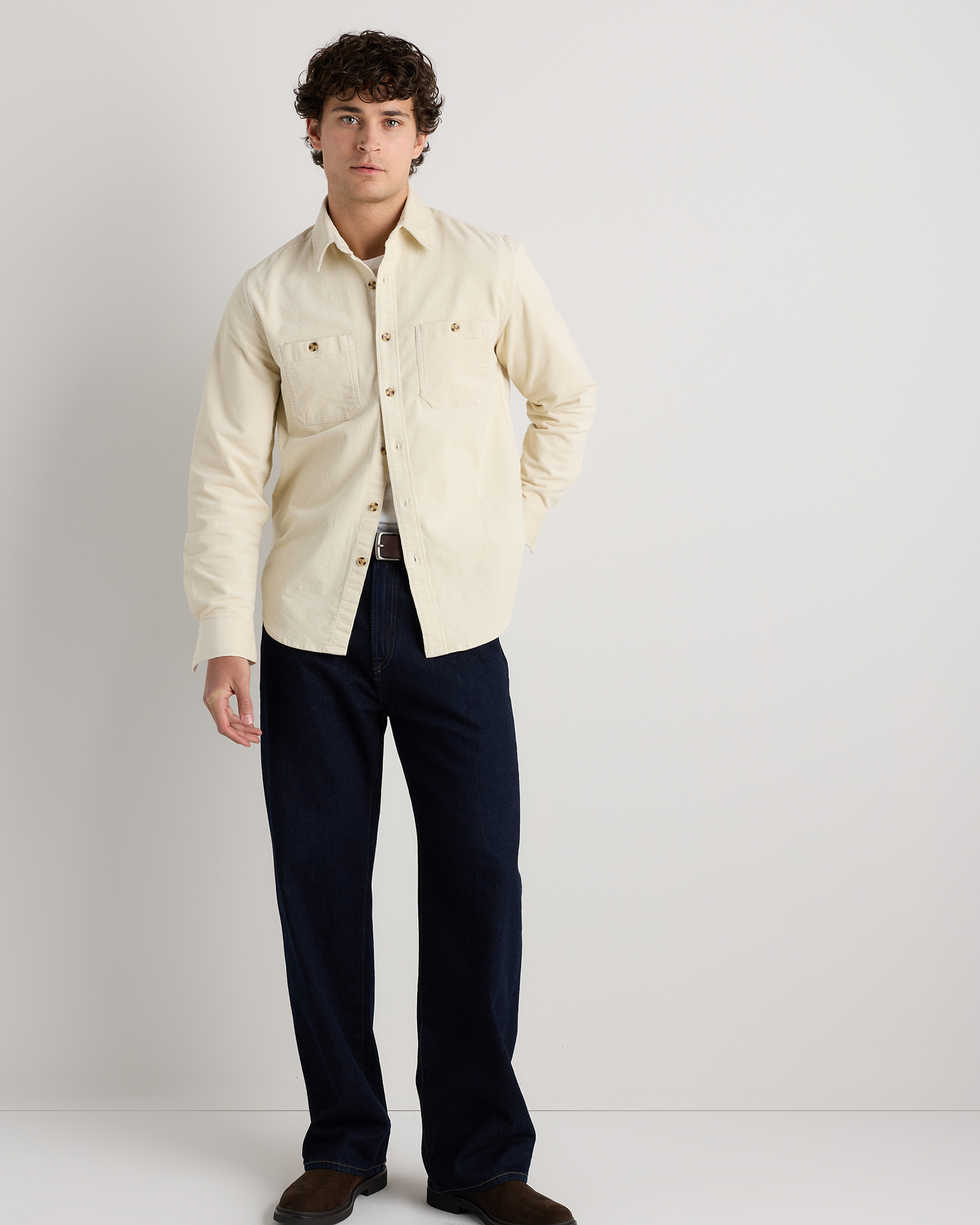 Men's Organic Stretch Corduroy Shirt