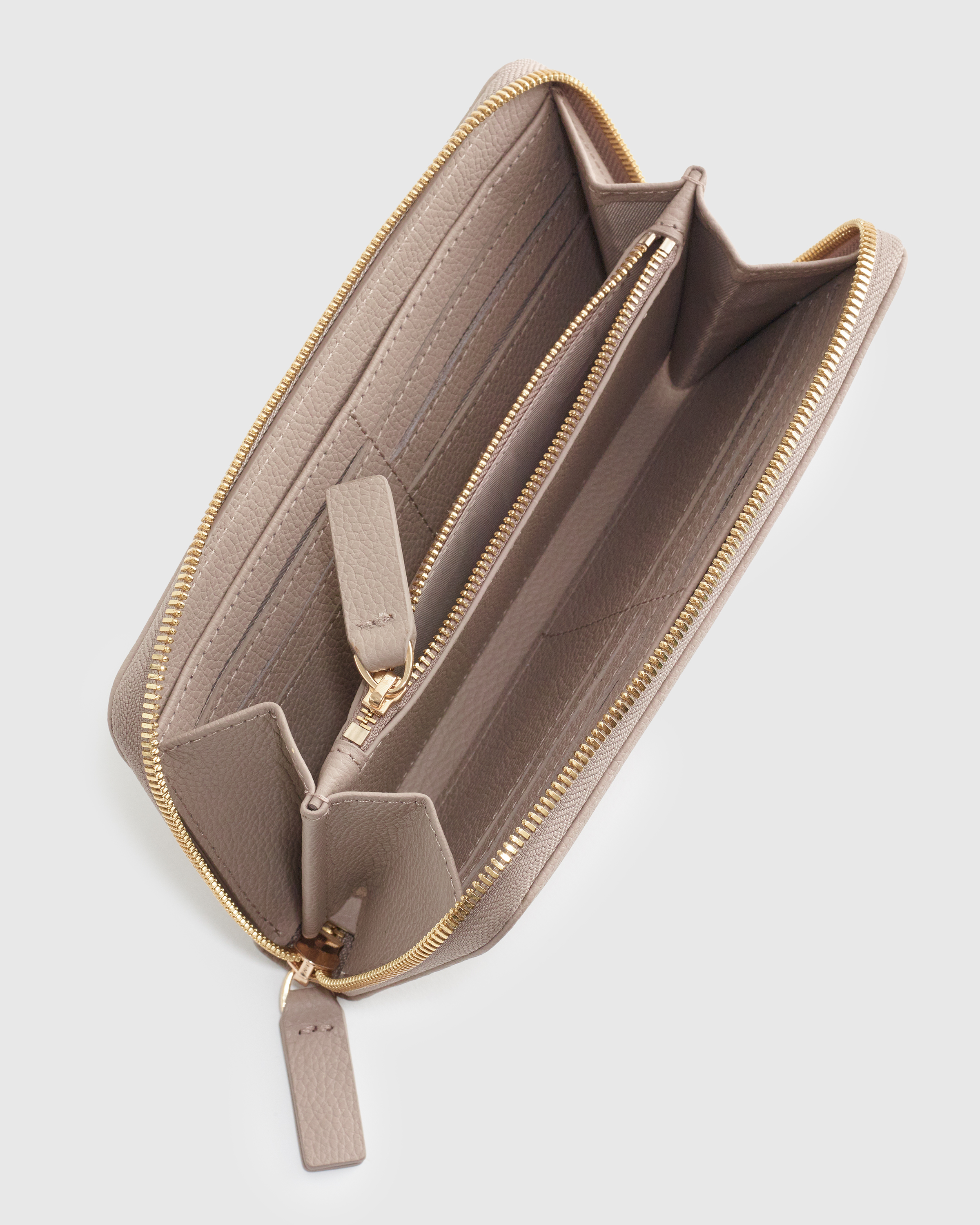 Italian Pebbled Leather Continental Wallet