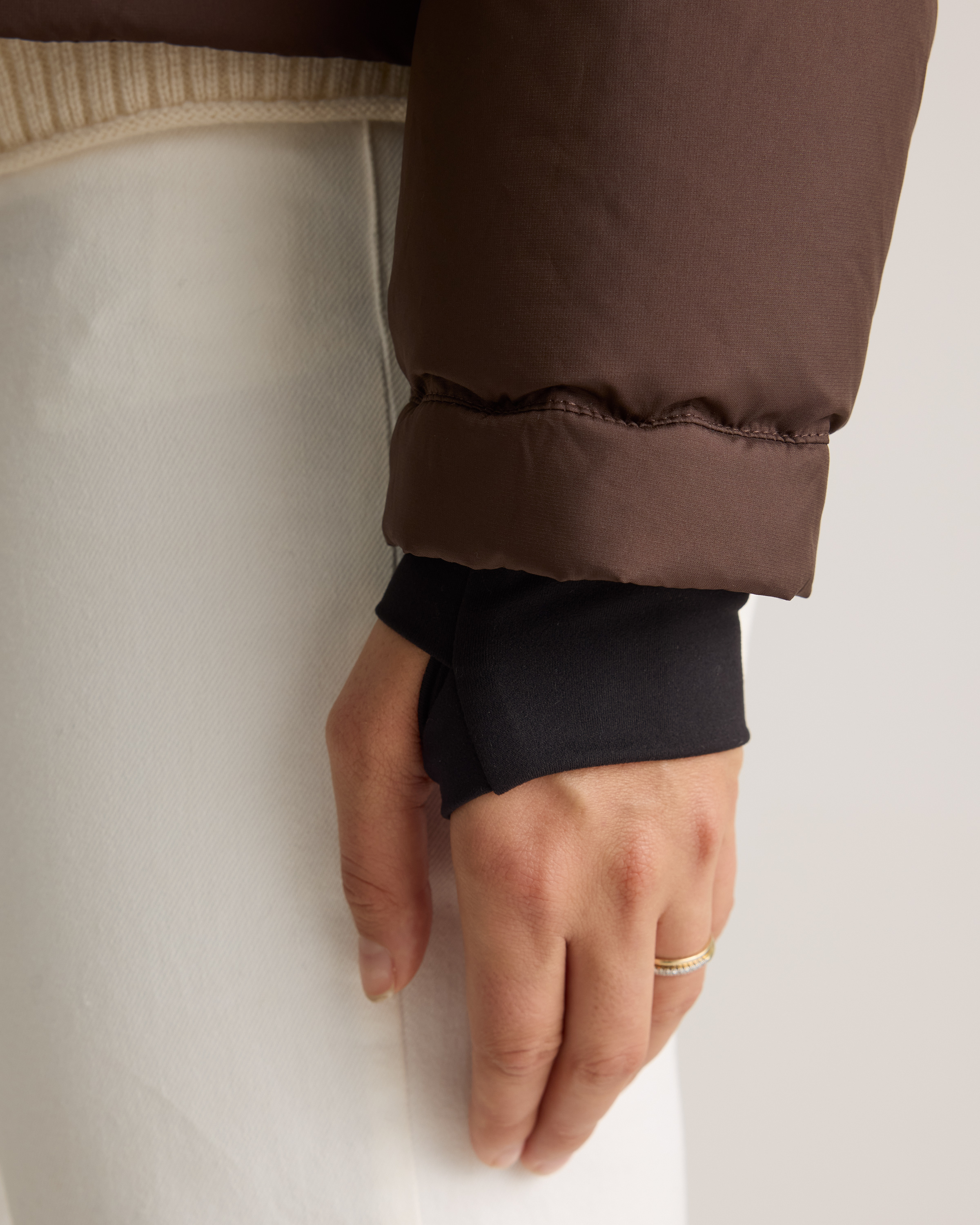 Responsible Down Cropped Puffer Jacket