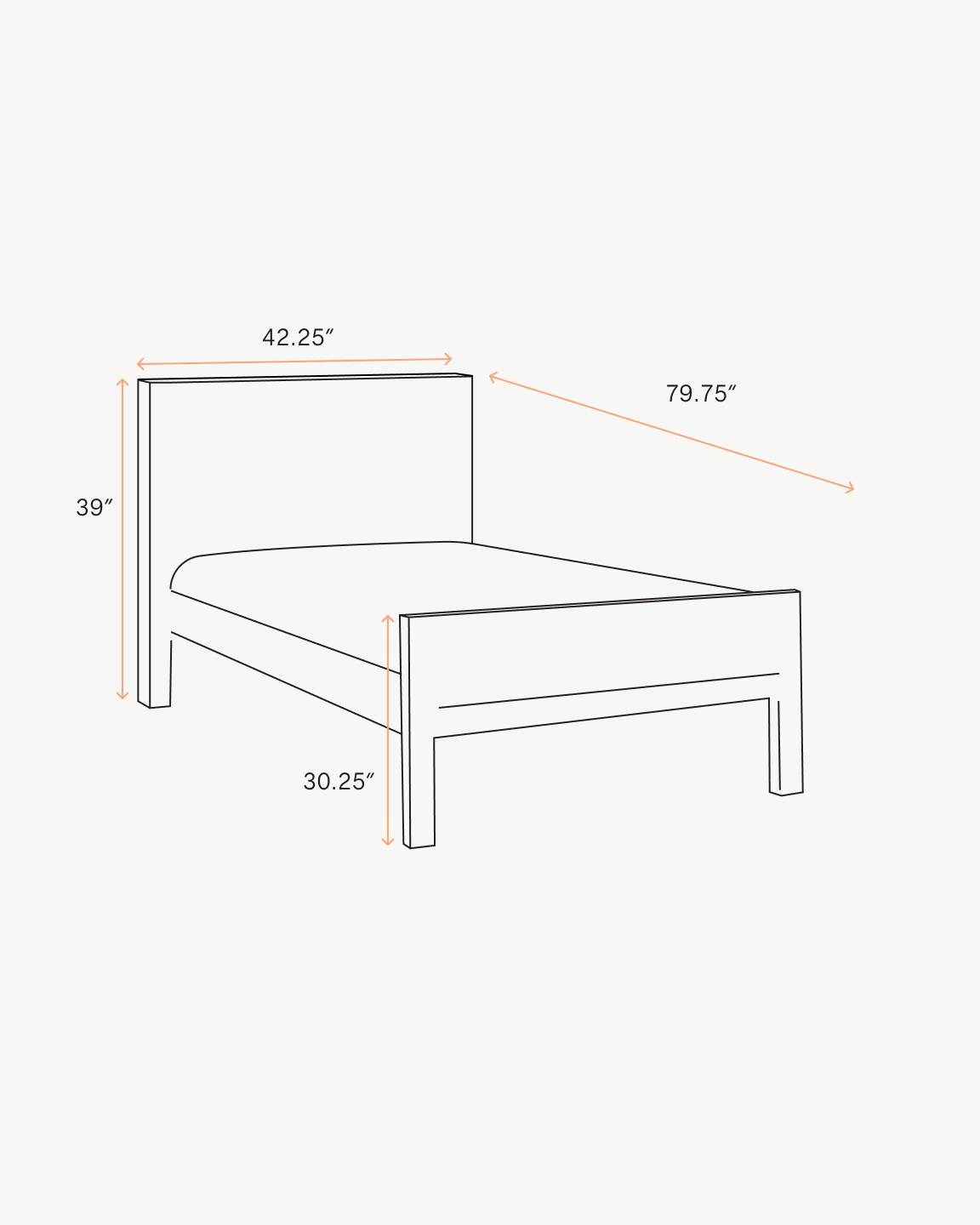 Solid Wood Kids Convertible Twin Bunk Bed-1