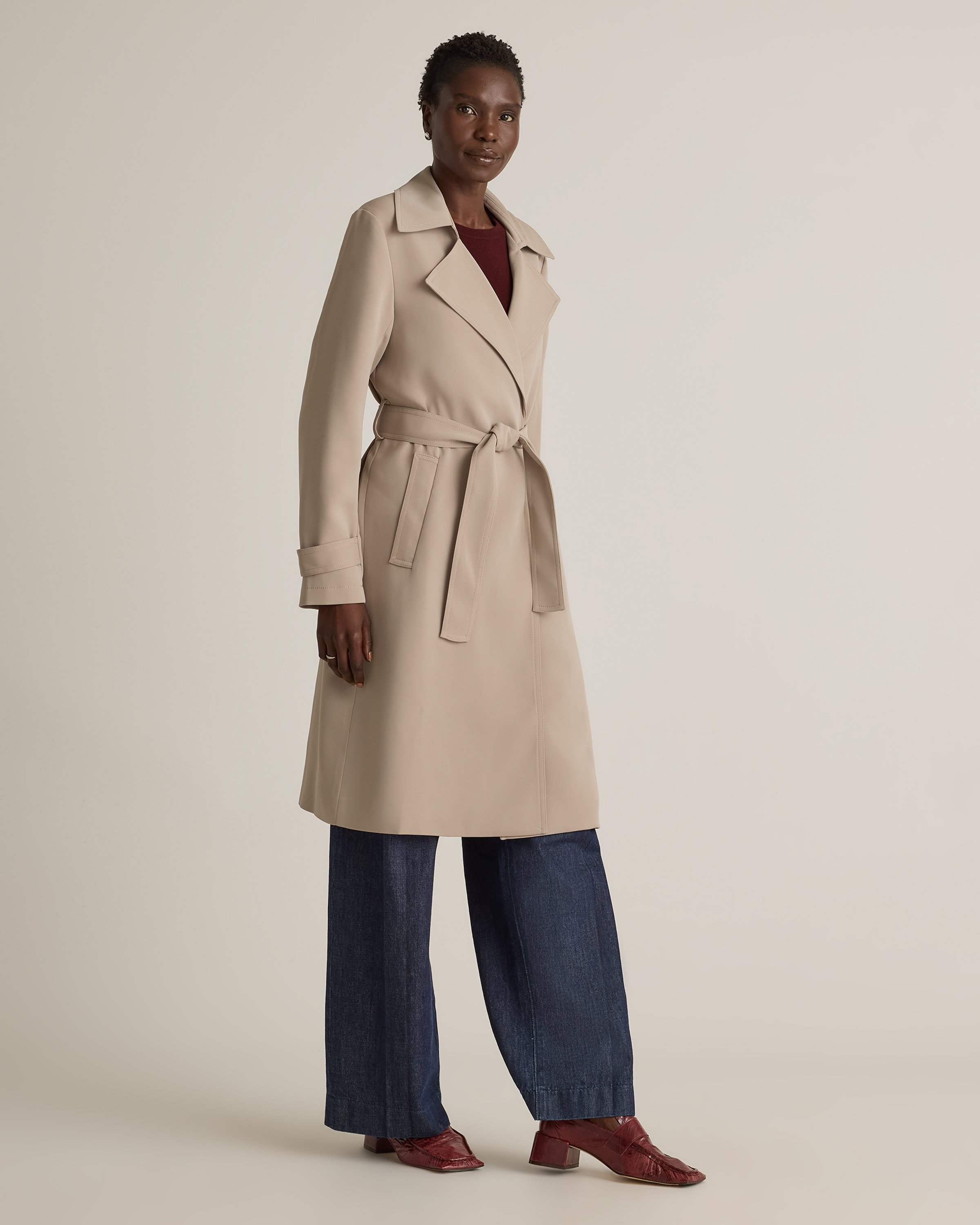 louren over trench short coat charcoal louren over trench short coat charcoal