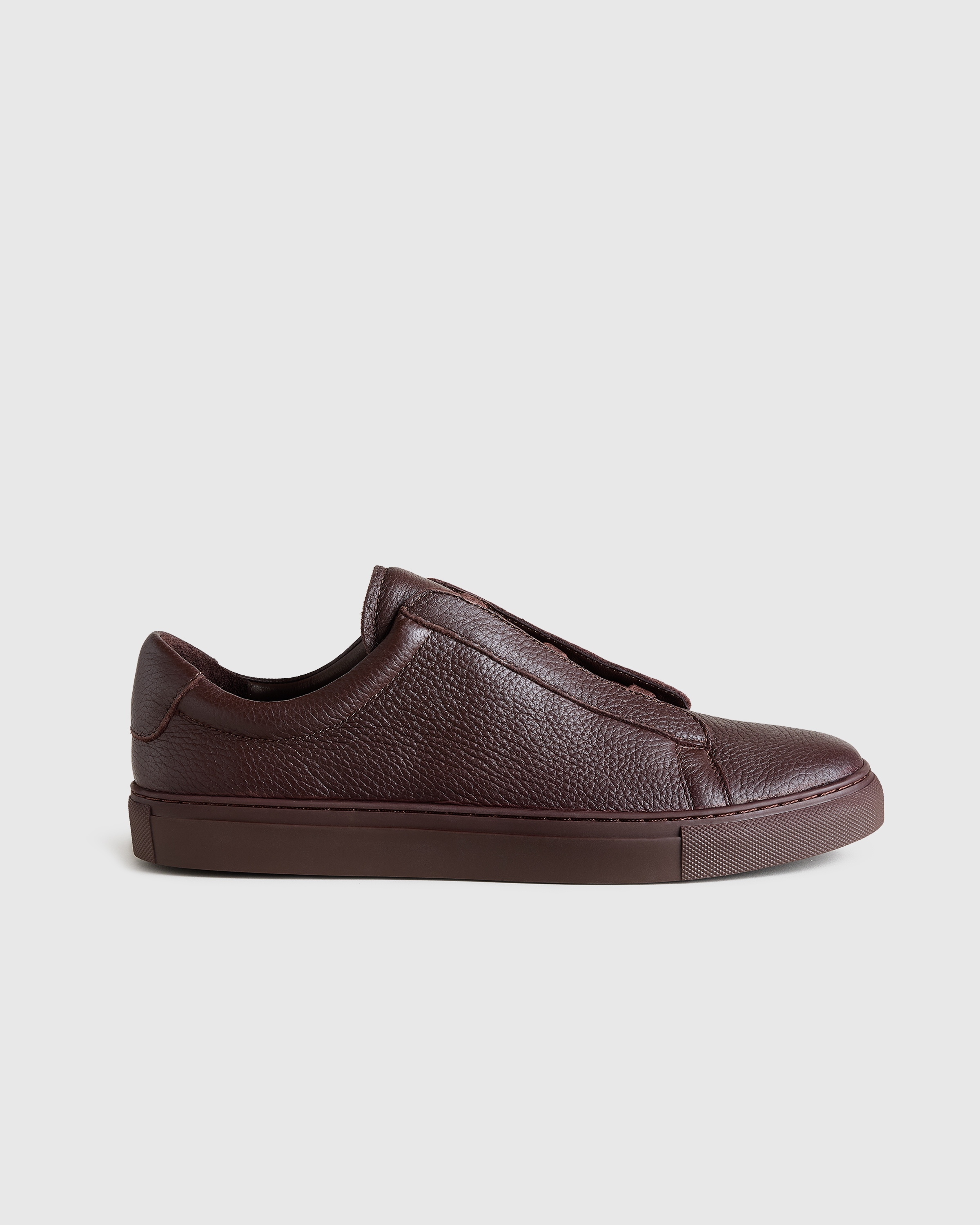 Brunette Deerskin Tailored Sneaker