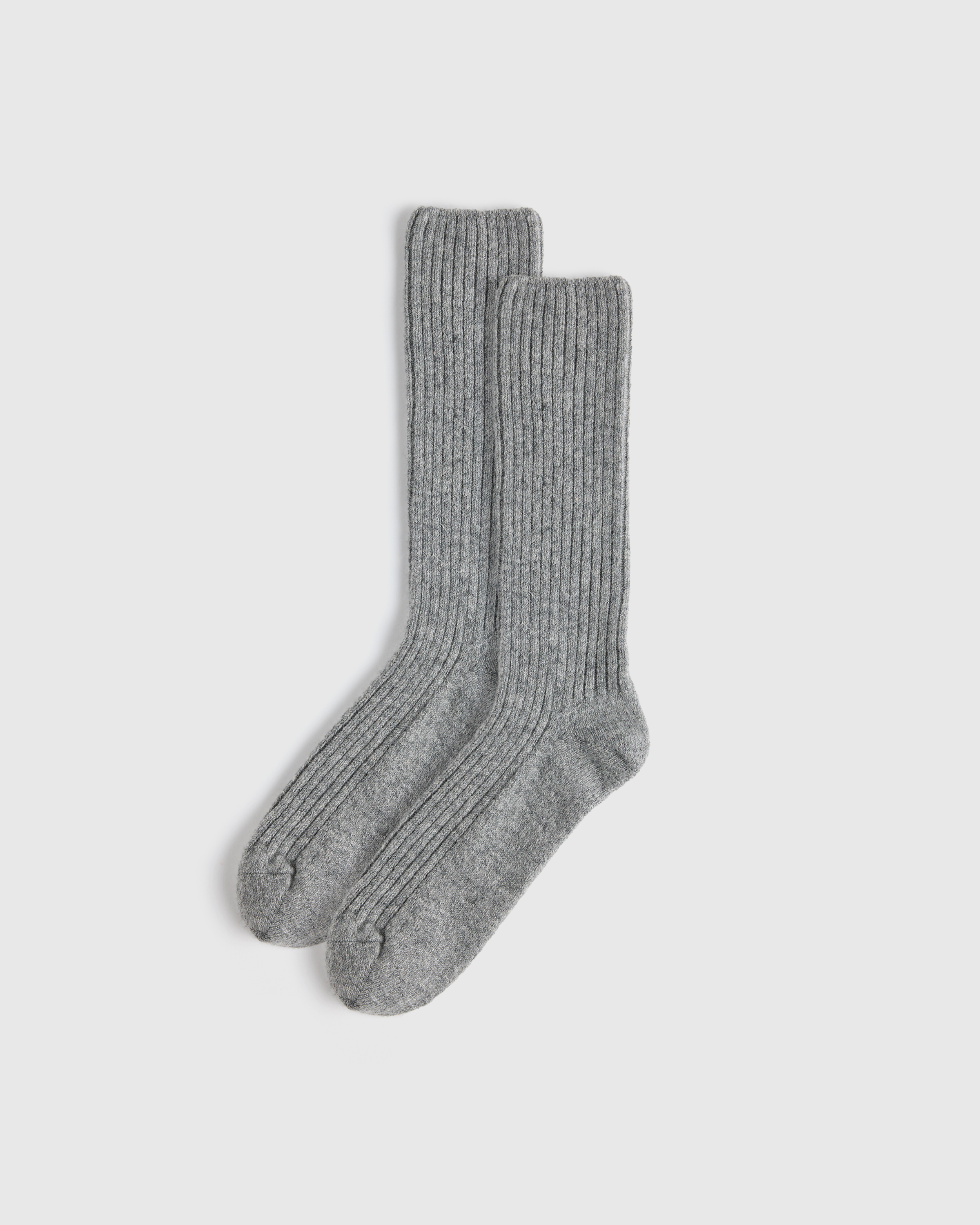 Heather Grey Cashmere Trouser Sock