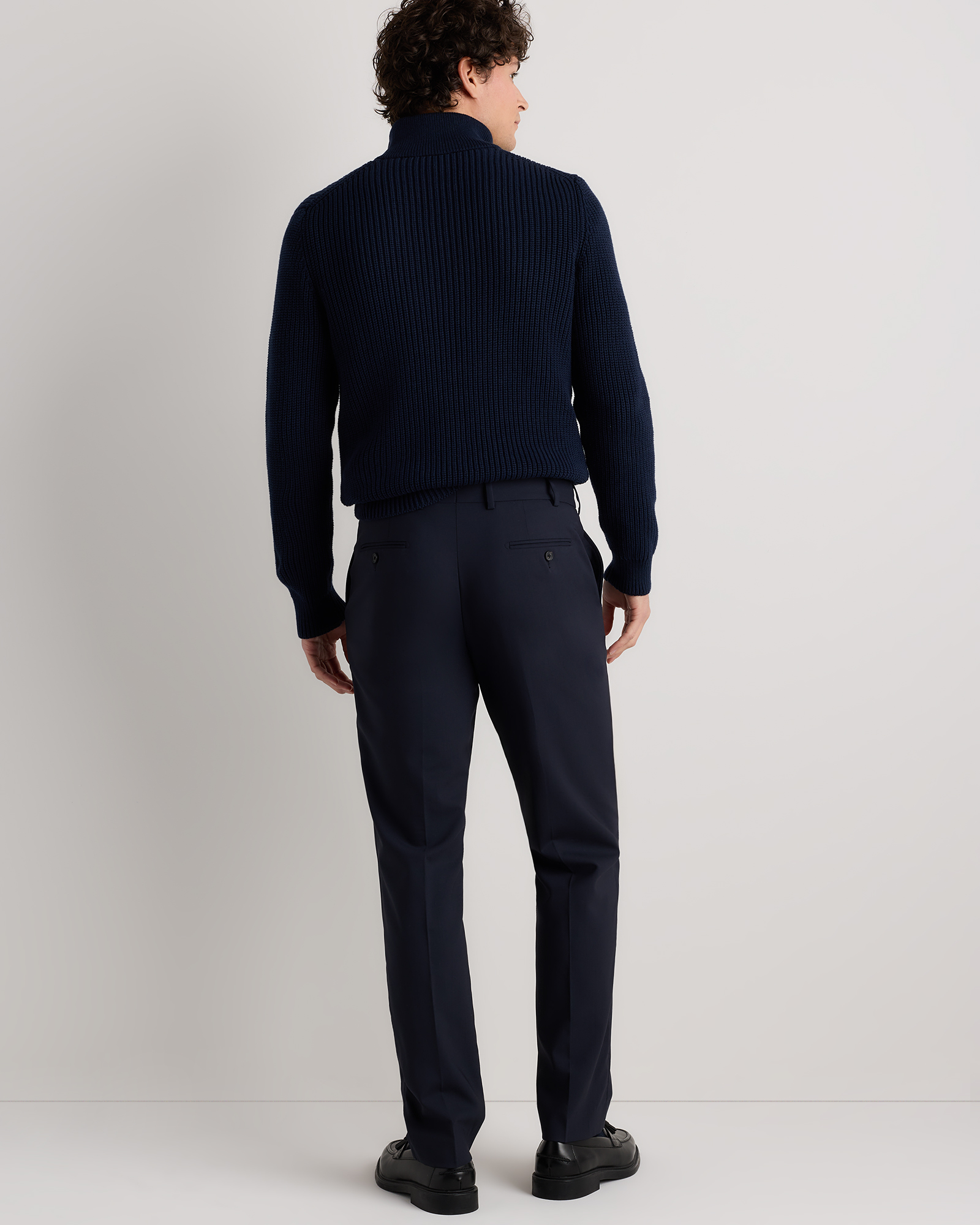 blue dress pants grey sweater Faherty Legend Sweater Shirt main image 1