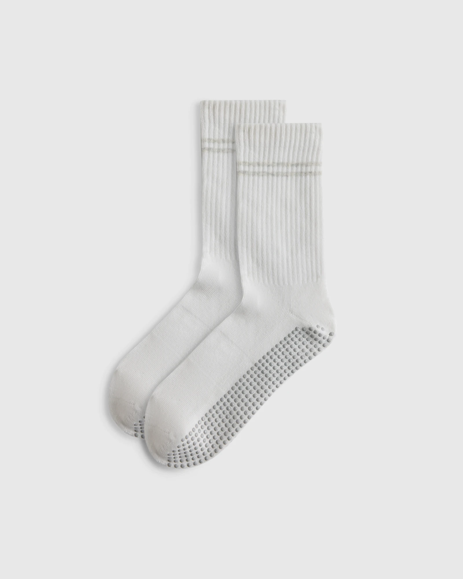 Everyday Cotton Pilates Gripper Half-Crew Sock