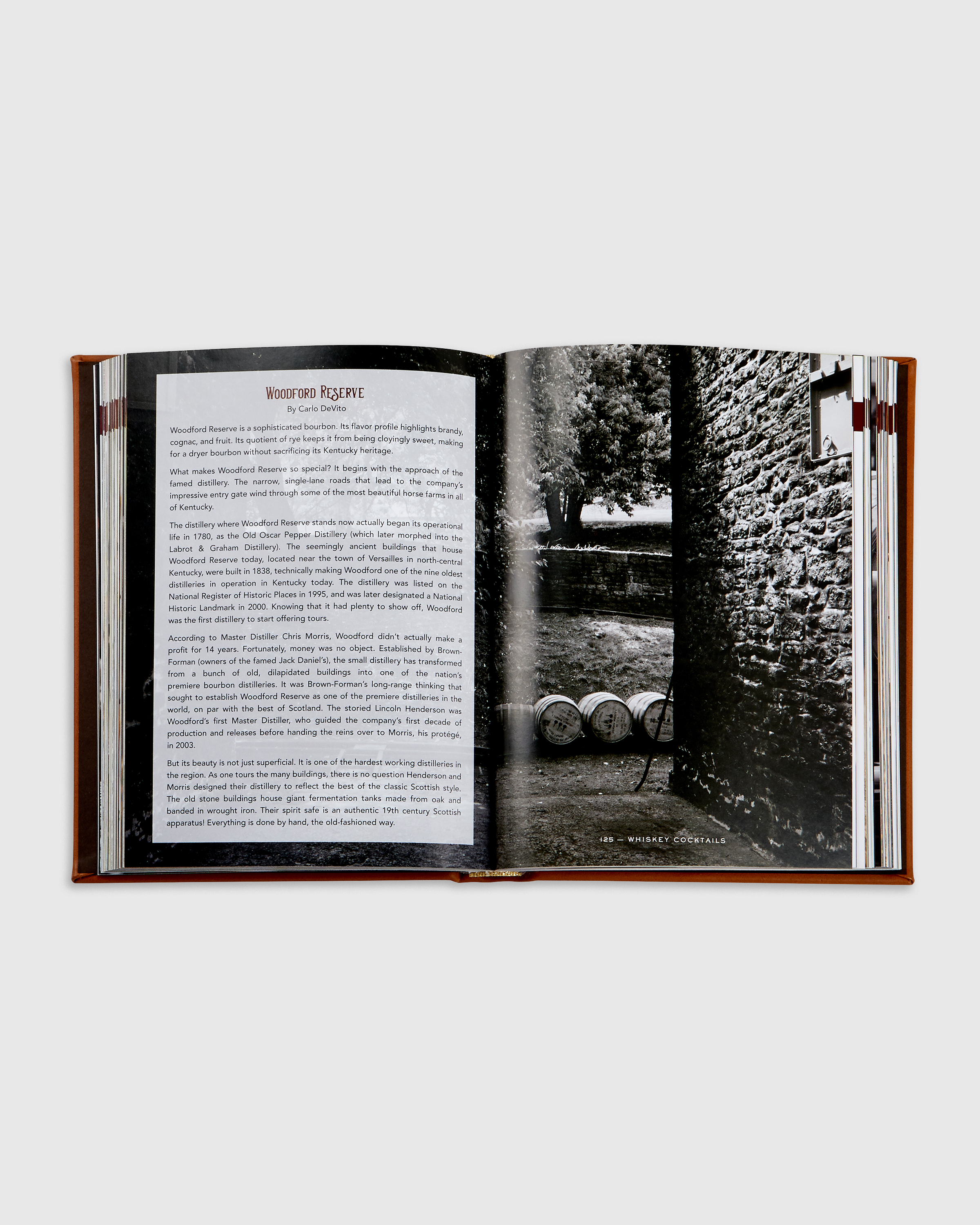 Whiskey Cocktails Leather Bound Book - thumbnail 4