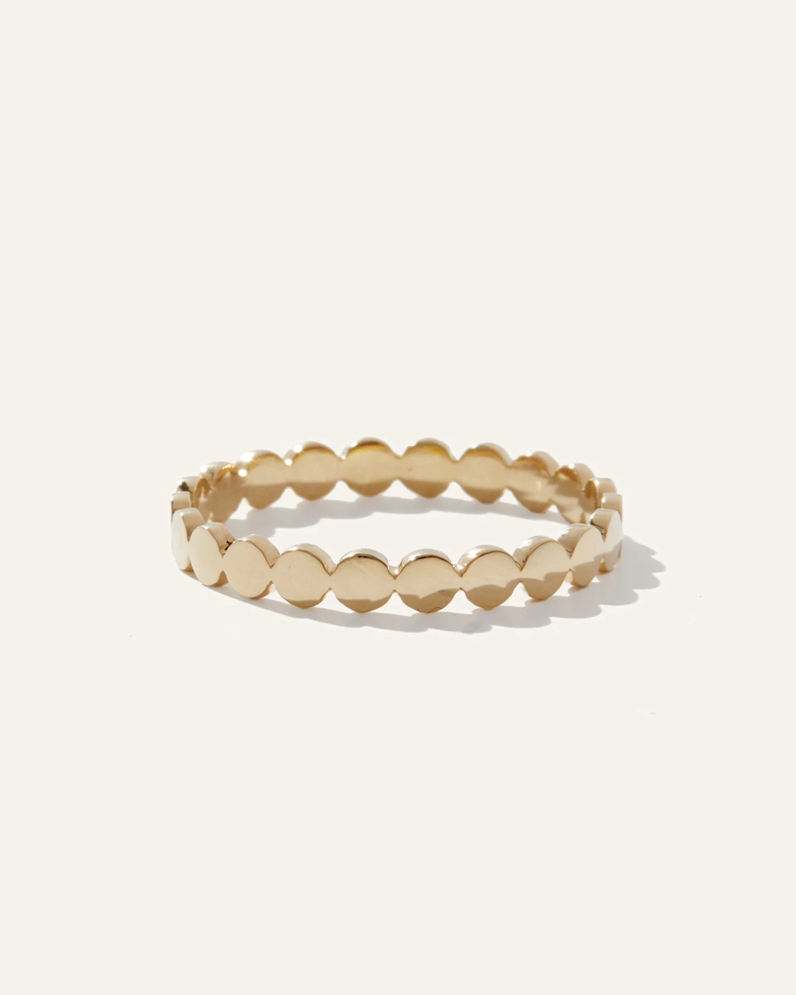 14K Gold Circle Eternity Band
