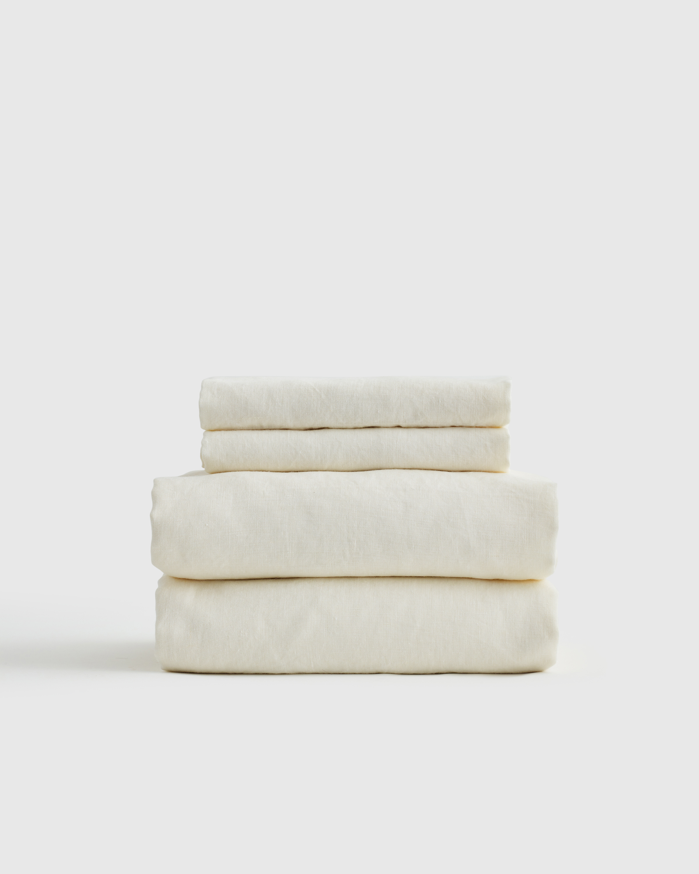 Ivory Organic Brushed Cotton Sheet Set