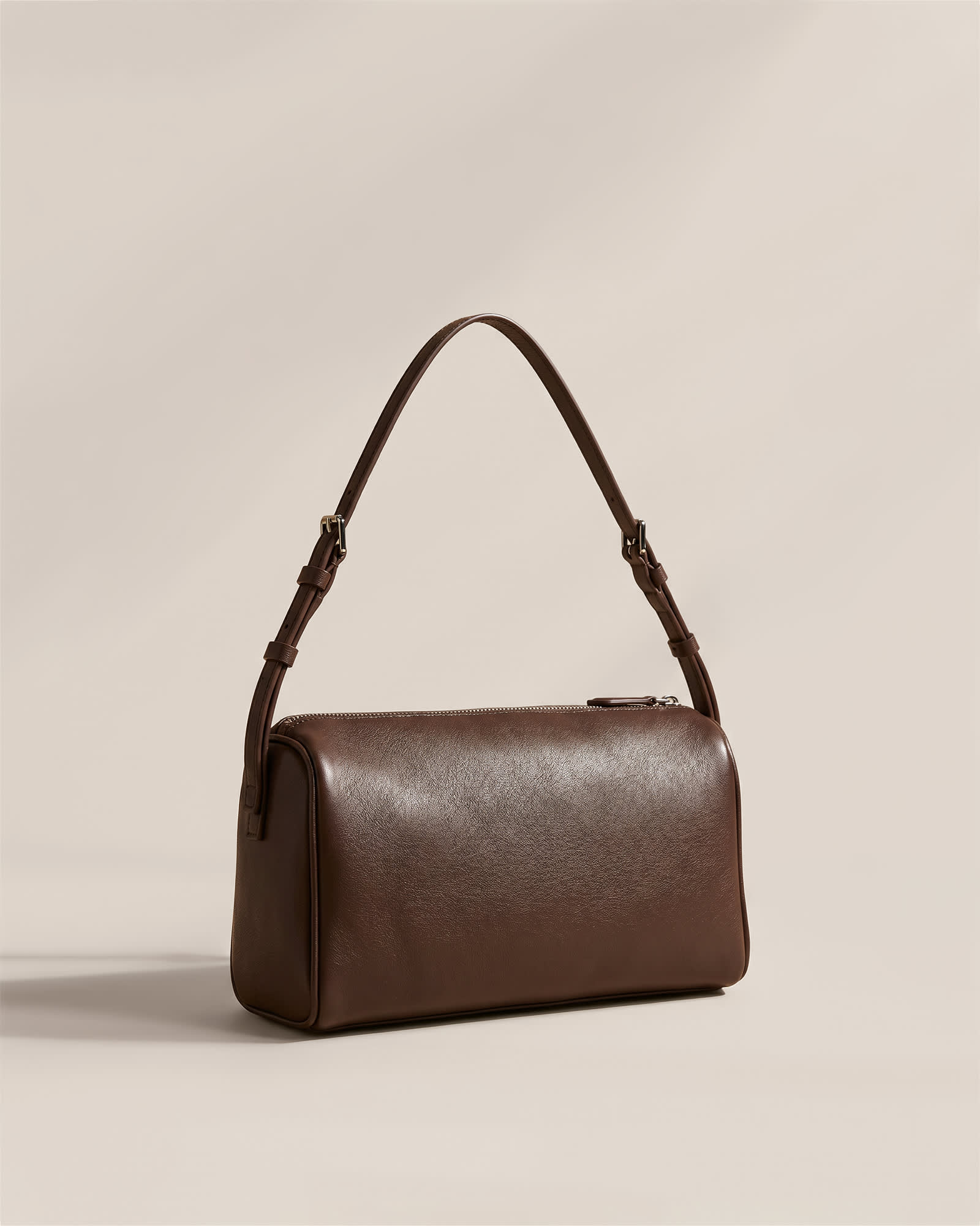 Quince Rio Mini Shoulder Bag in Dark Brown